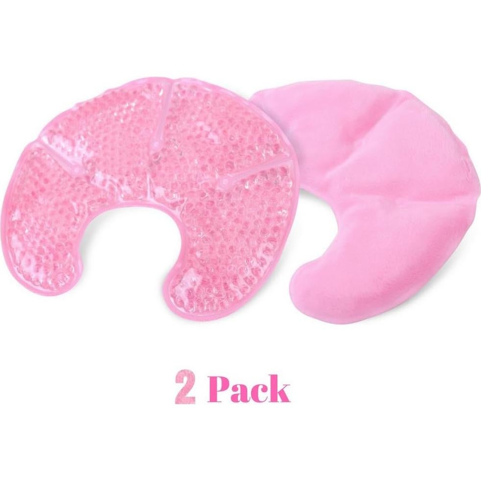 Paquete de Gel Frío Caliente FOMI para Senos Rosa - Alivio Dolor Lactancia