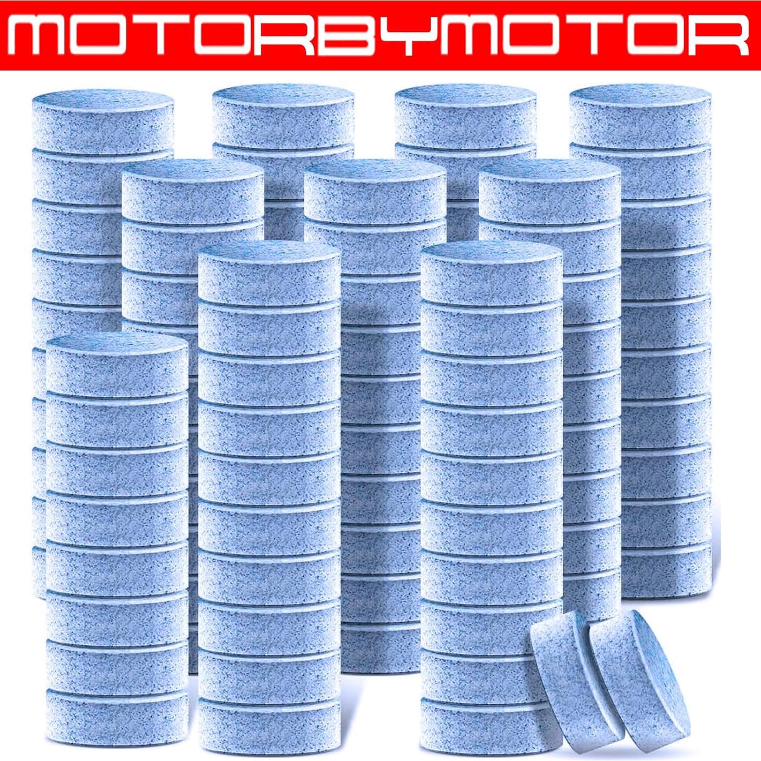 Tabletas de Lavado de Parabrisas MotorbyMotor 100pcs 397.5L