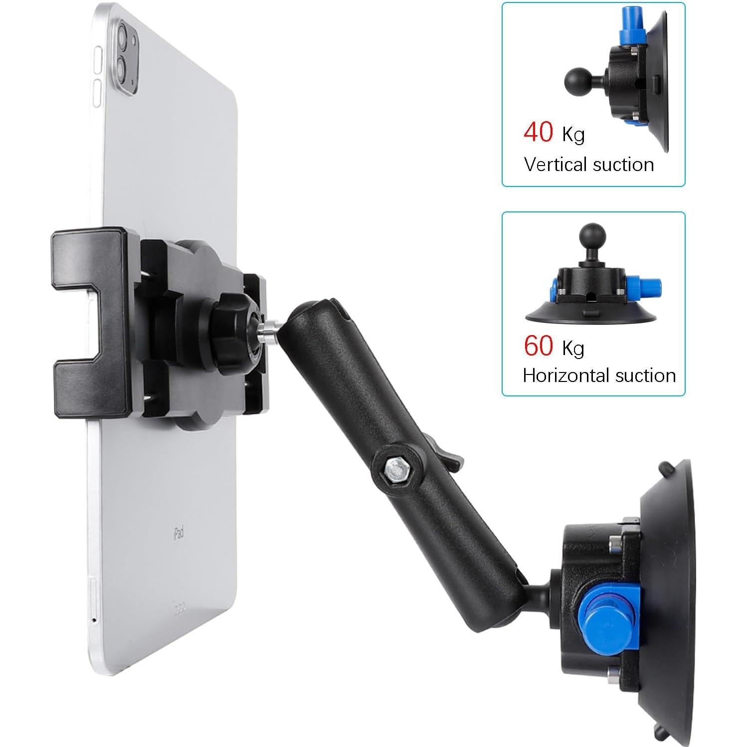 Soporte para Tableta Xik TS-16 con Bomba de Vacío para iPad