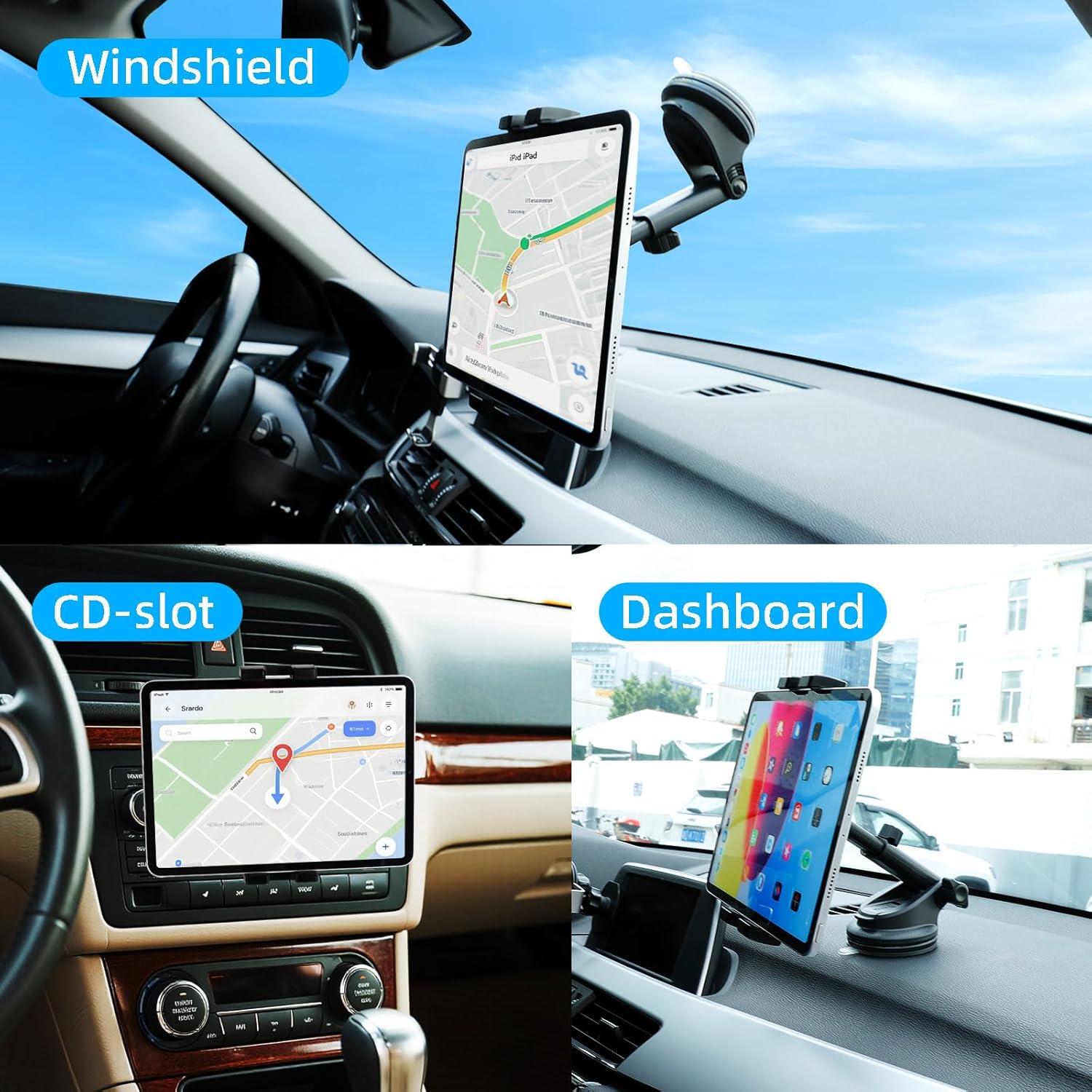 Soporte Universal para Tableta de Coche Xik TS-17 - Montaje 2-en-1