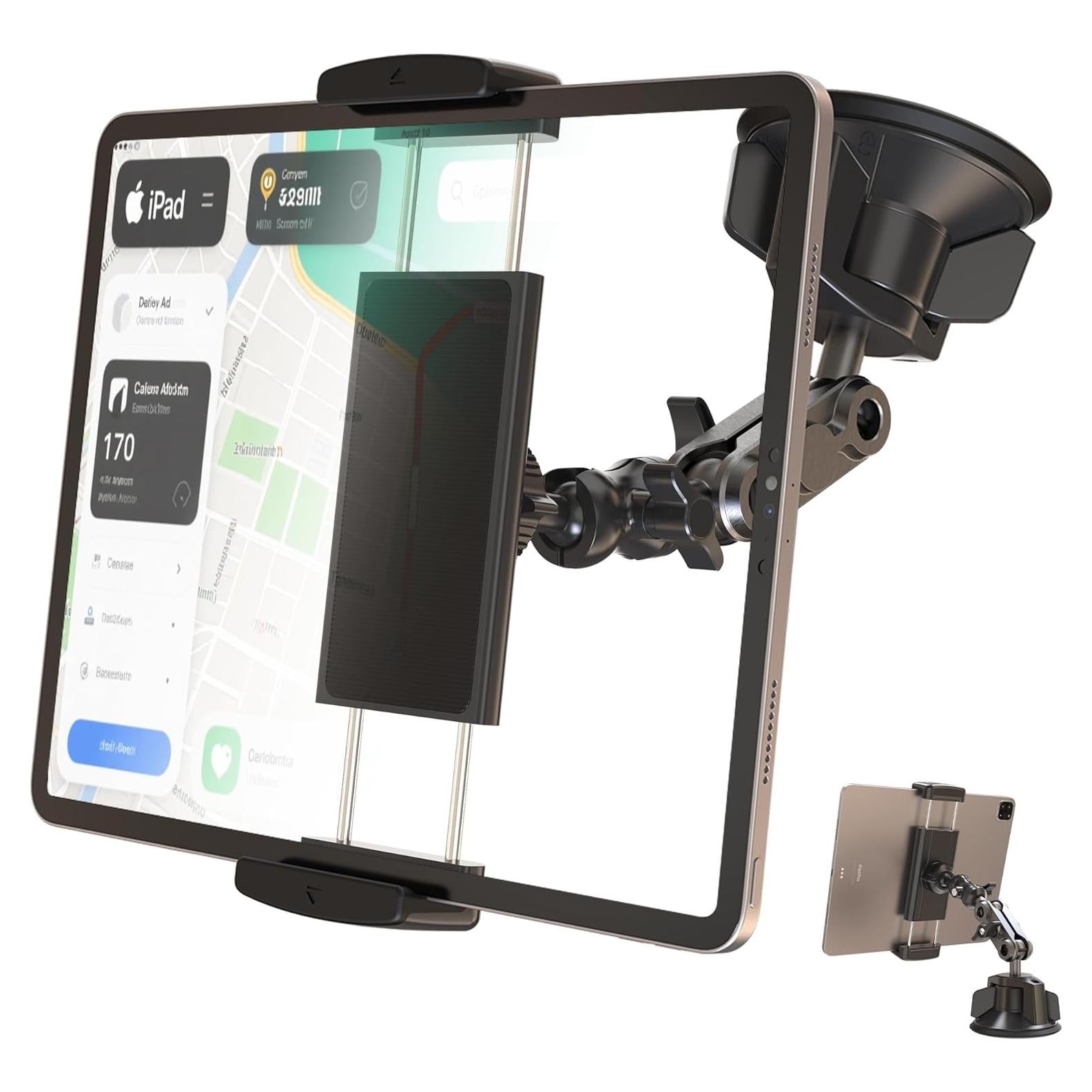 Soporte para Tablet VasSmtCPH 360° Ventosa para Coche 4.7-12.9"