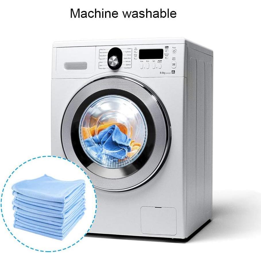 Paños de limpieza de microfibra AIVS - 10 unidades 30x30 cm