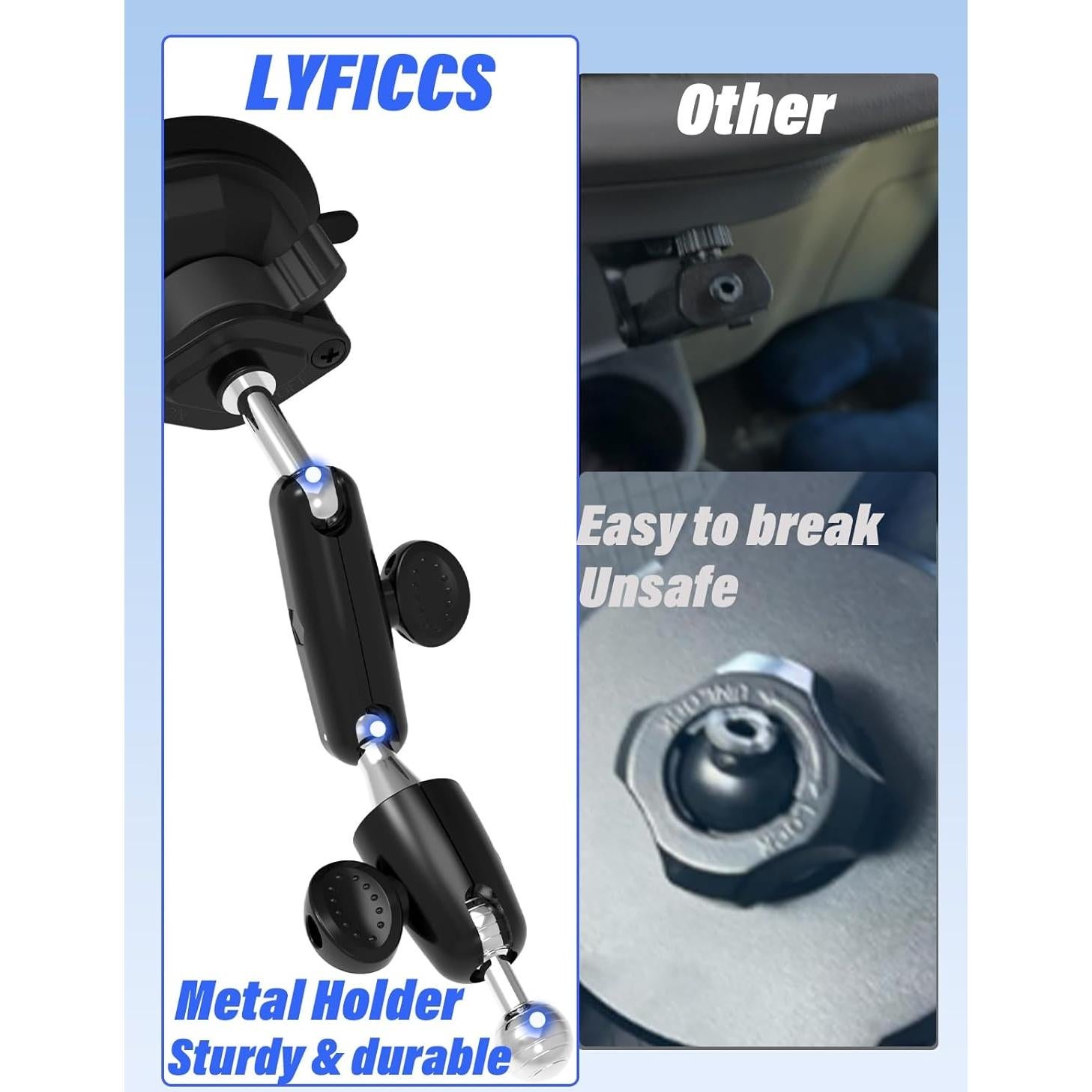 Soporte para Tableta de Camión LYFICCS - Alta Resistencia 4.7-12.9"