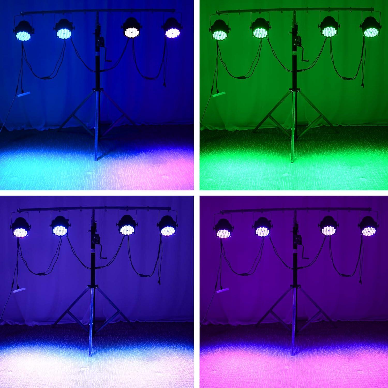 Luces DJ BETOPPER 54x3W RGB DMX Activadas por Sonido