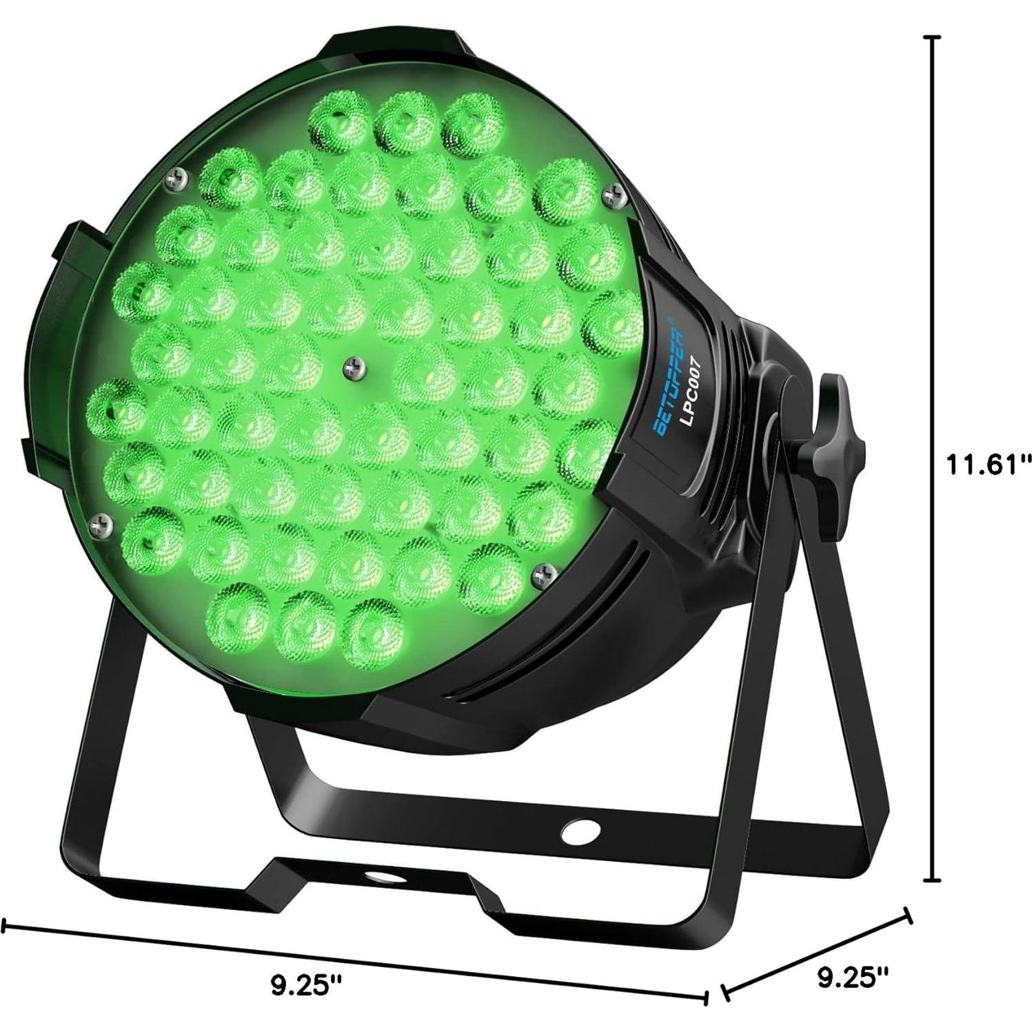 Luces DJ BETOPPER 54x3W RGB DMX Activadas por Sonido