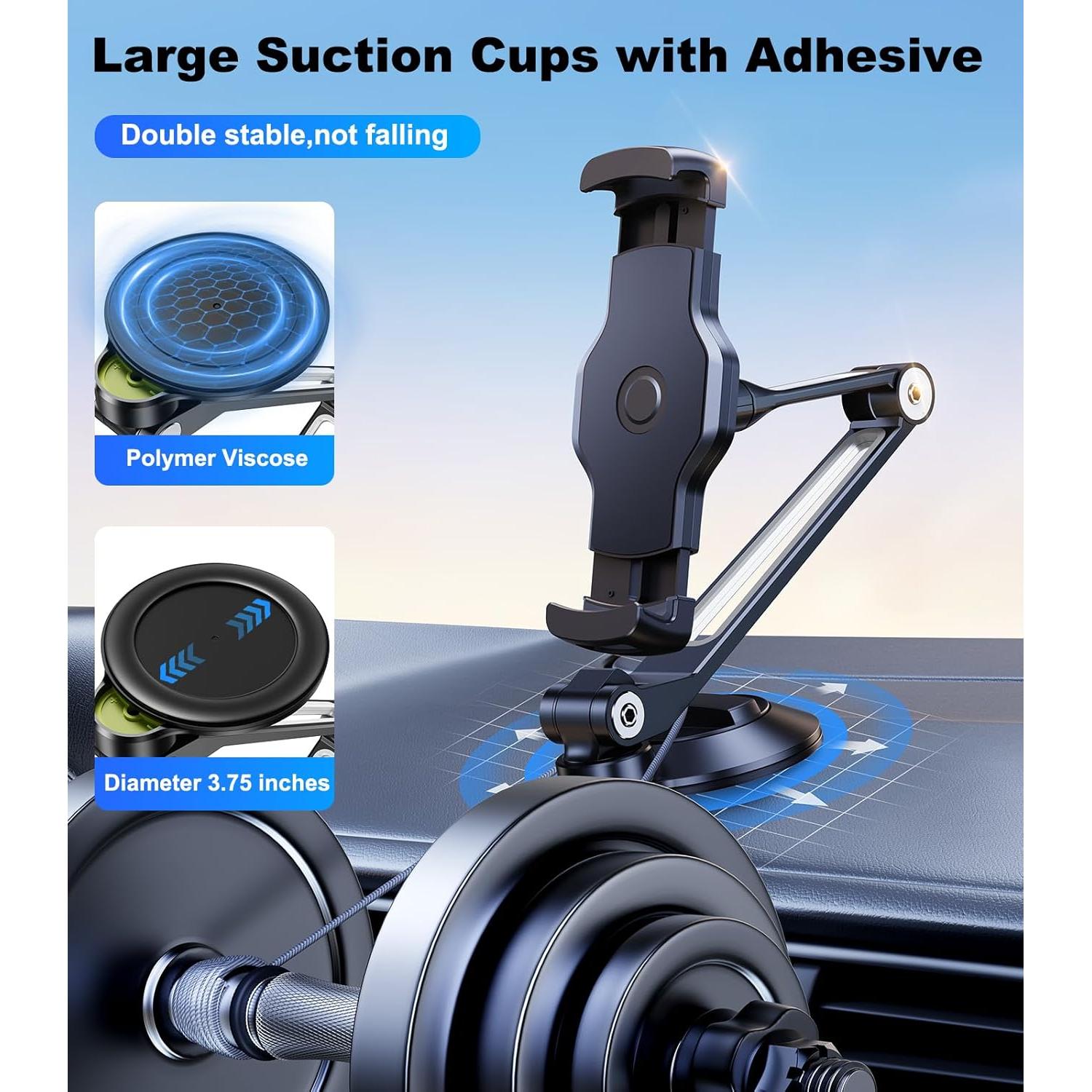 Soporte para Tablet DICMKY en Coche con Ventosa 360°