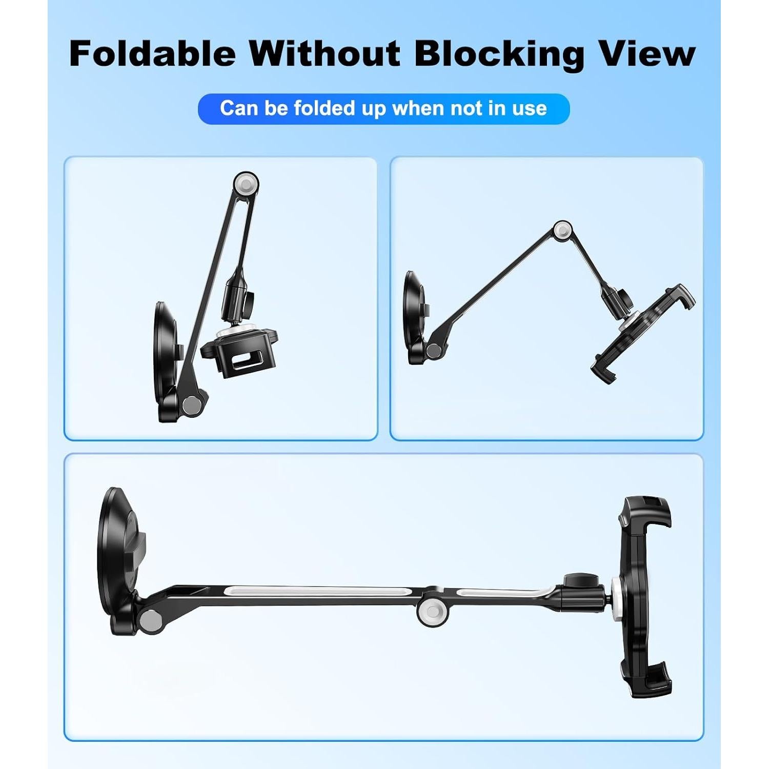 Soporte para Tablet DICMKY en Coche con Ventosa 360°