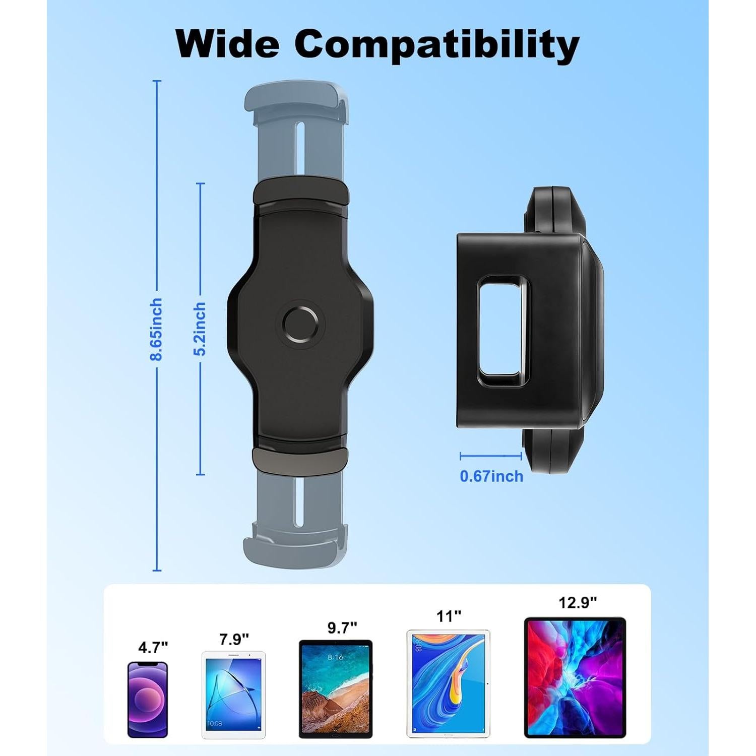 Soporte para Tablet DICMKY en Coche con Ventosa 360°