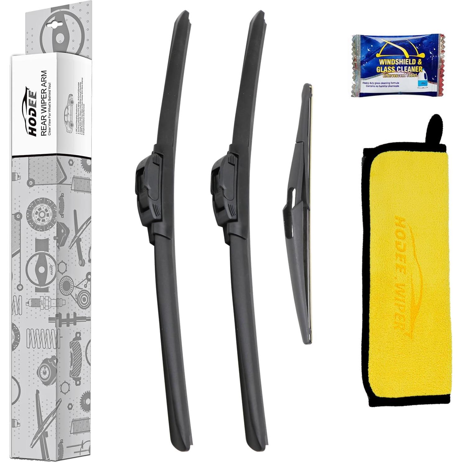 Limpiaparabrisas HODEE 66cm + 43cm + 30cm para Nissan