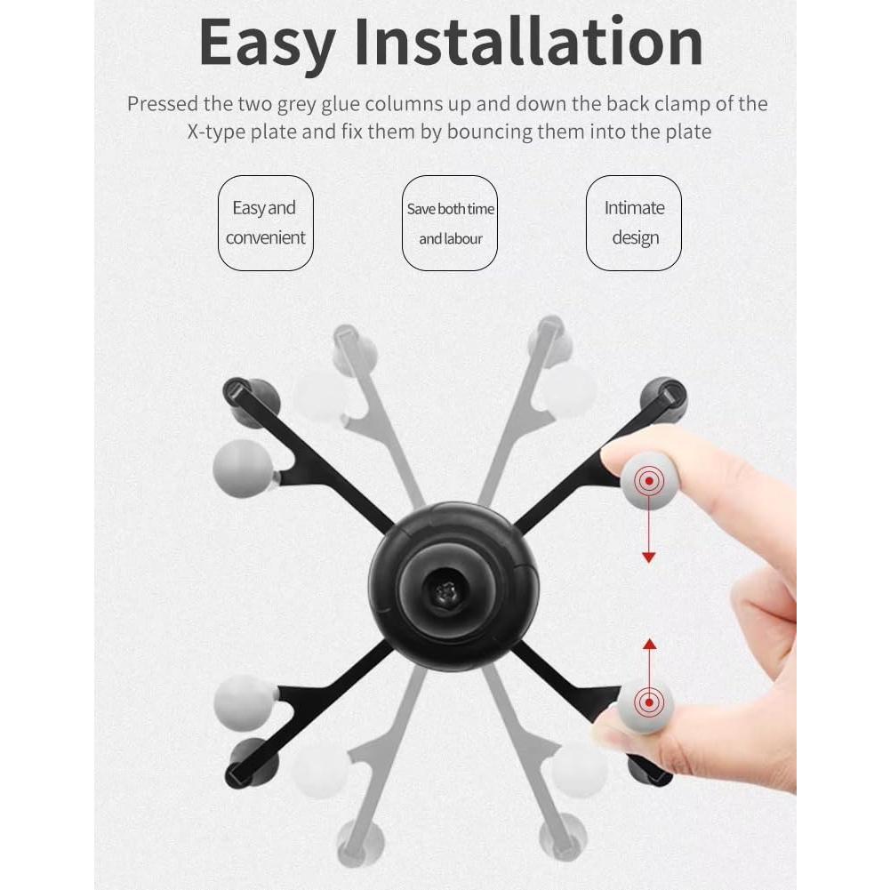 Soporte para Tablet de Coche Strg con Base de Ventosa 6"