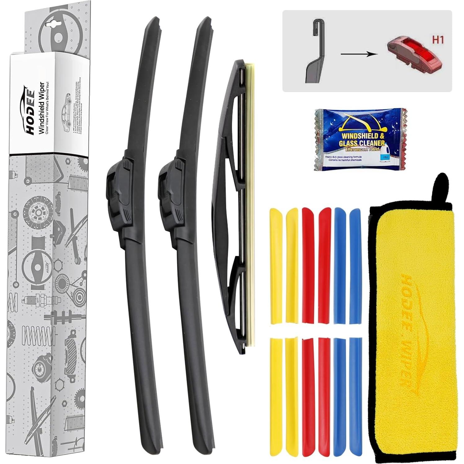 Limpiaparabrisas HODEE 66cm + 43cm + 36cm para Subaru