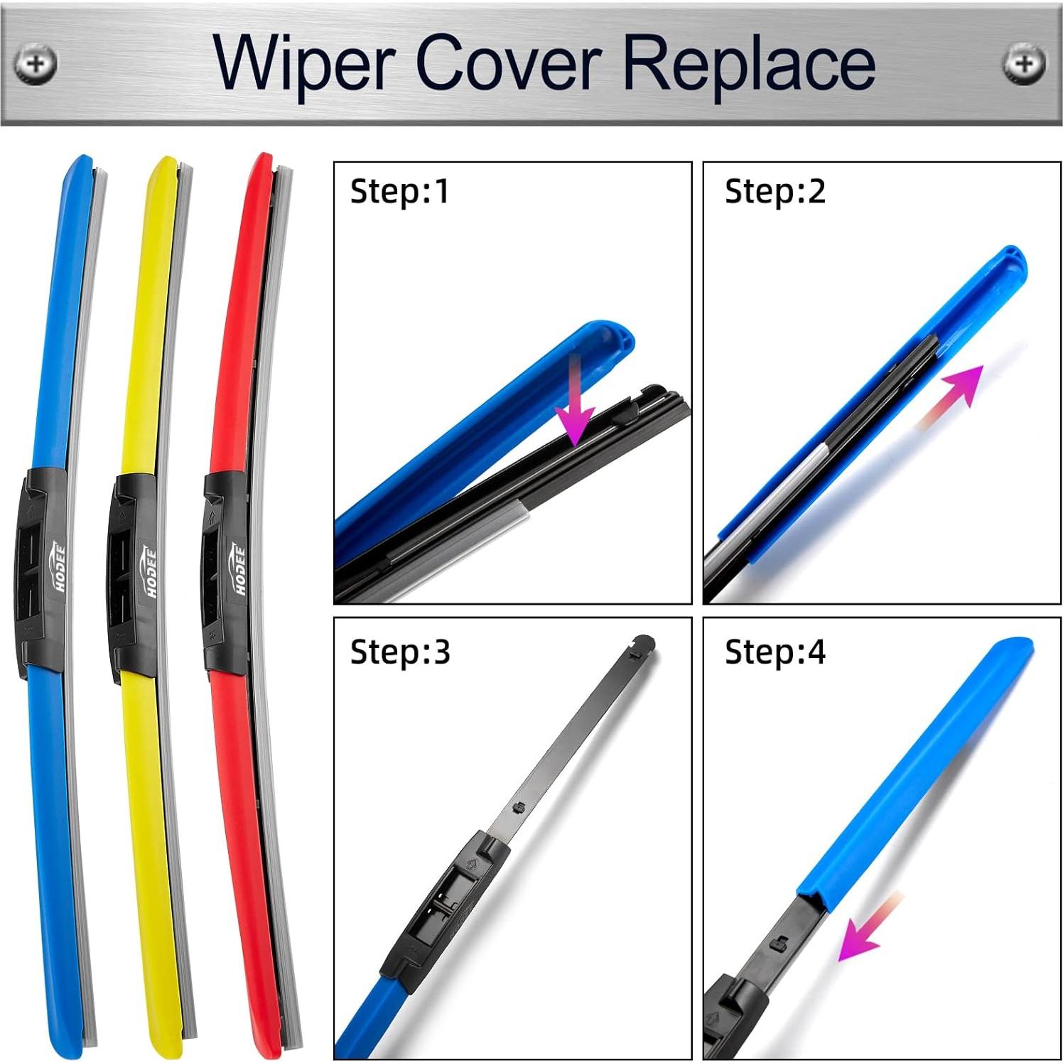 Limpiaparabrisas HODEE 66cm + 43cm + 36cm para Subaru