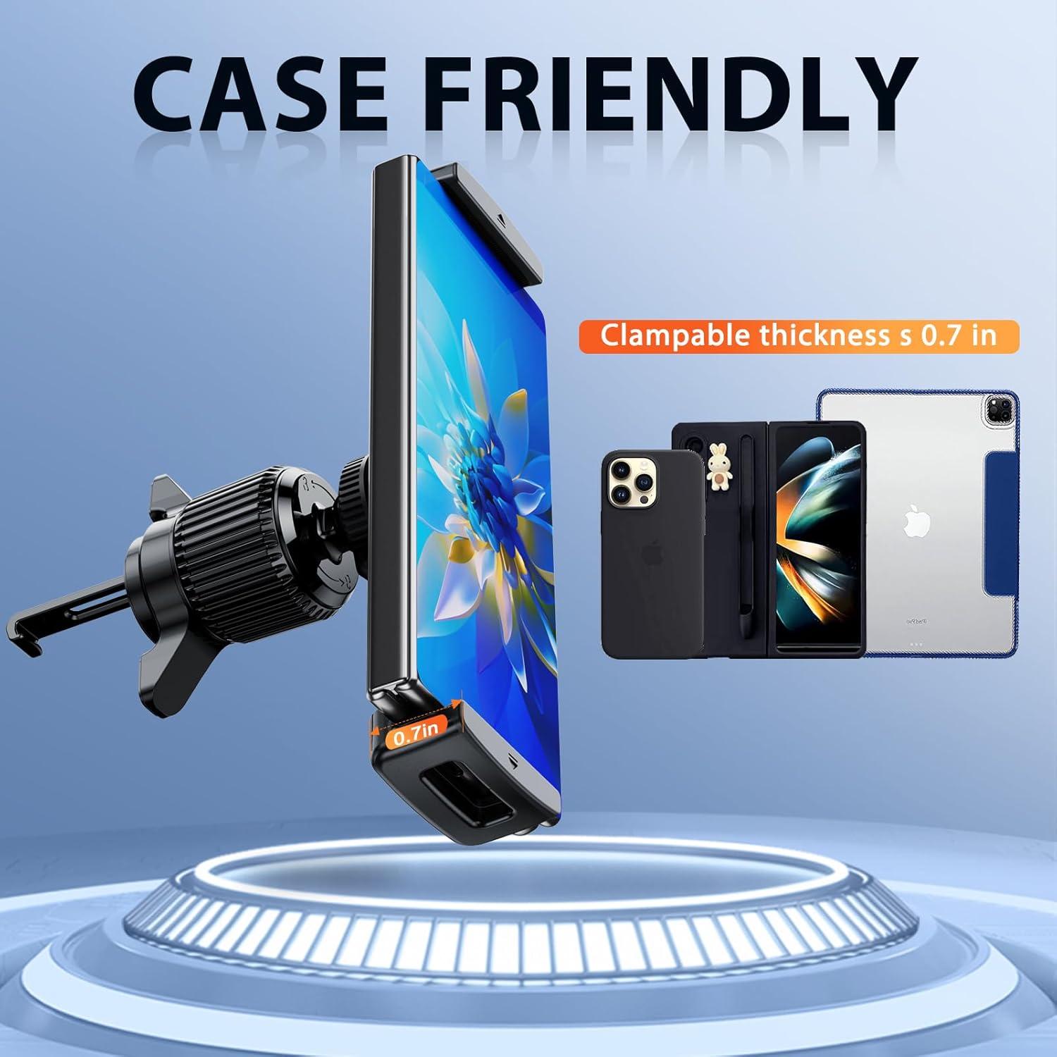 Soporte para Auto xuenair Z Fold 5 y iPad Mini - Rotación 360°