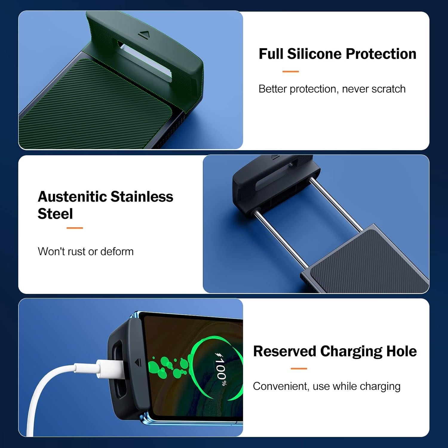 Soporte para Auto xuenair Z Fold 5 y iPad Mini - Rotación 360°