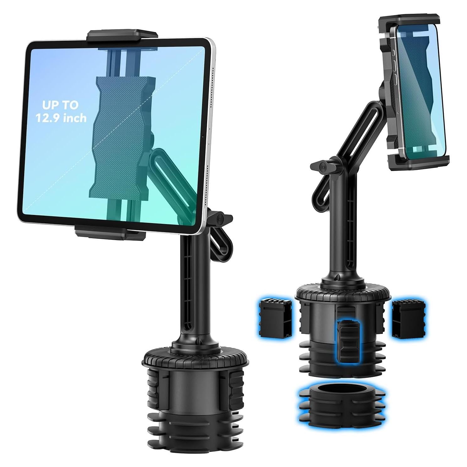 Soporte de Tableta KDD para Coche Ajustable 4.7-12.9"