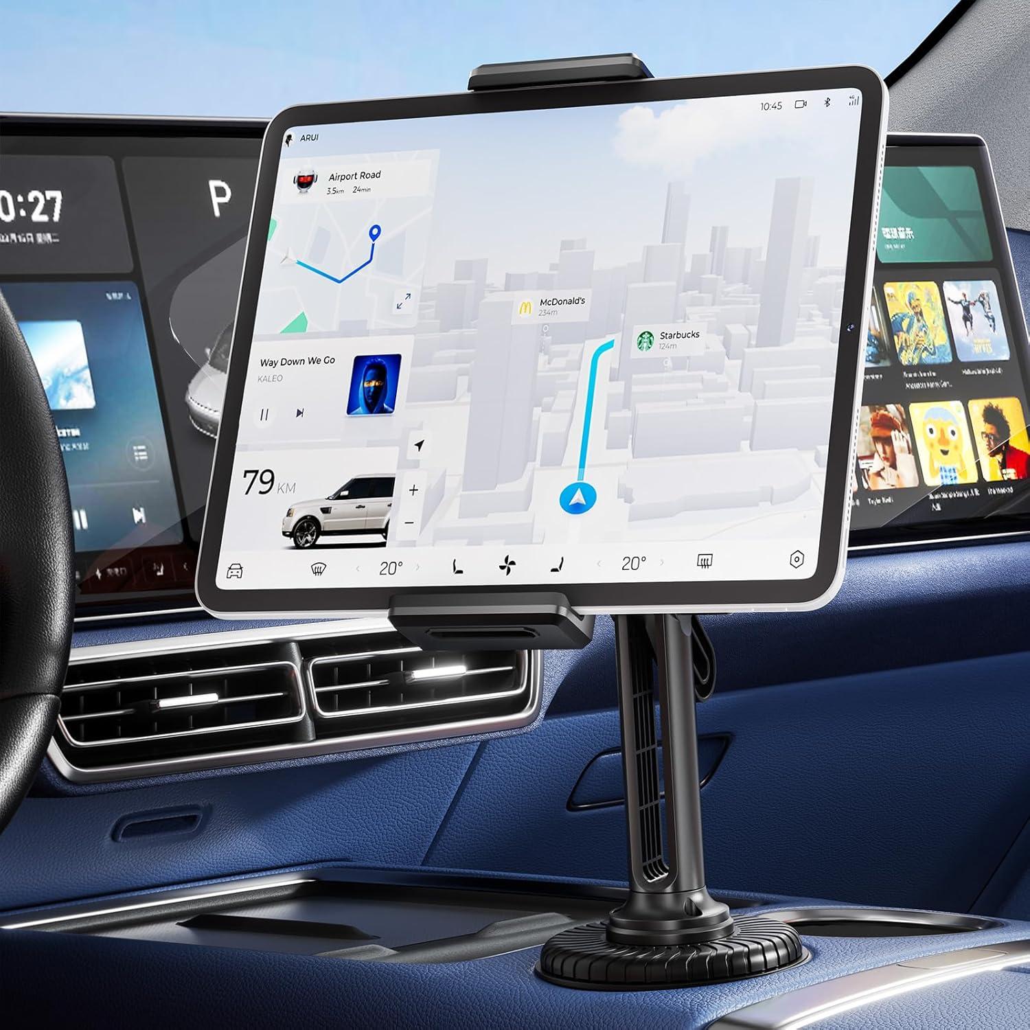 Soporte de Tableta KDD para Coche Ajustable 4.7-12.9"