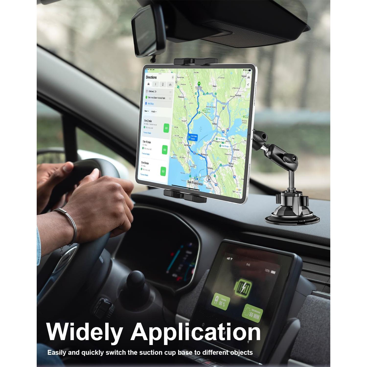 Soporte de Metal Woleyi para Tabletas 4.7-13" con Ventosa