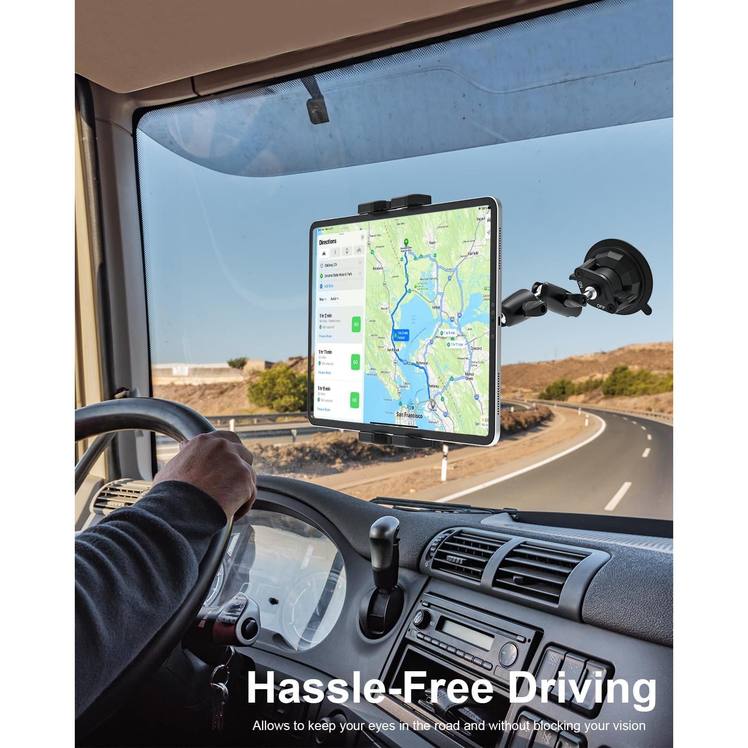 Soporte de Metal Woleyi para Tabletas 4.7-13" con Ventosa