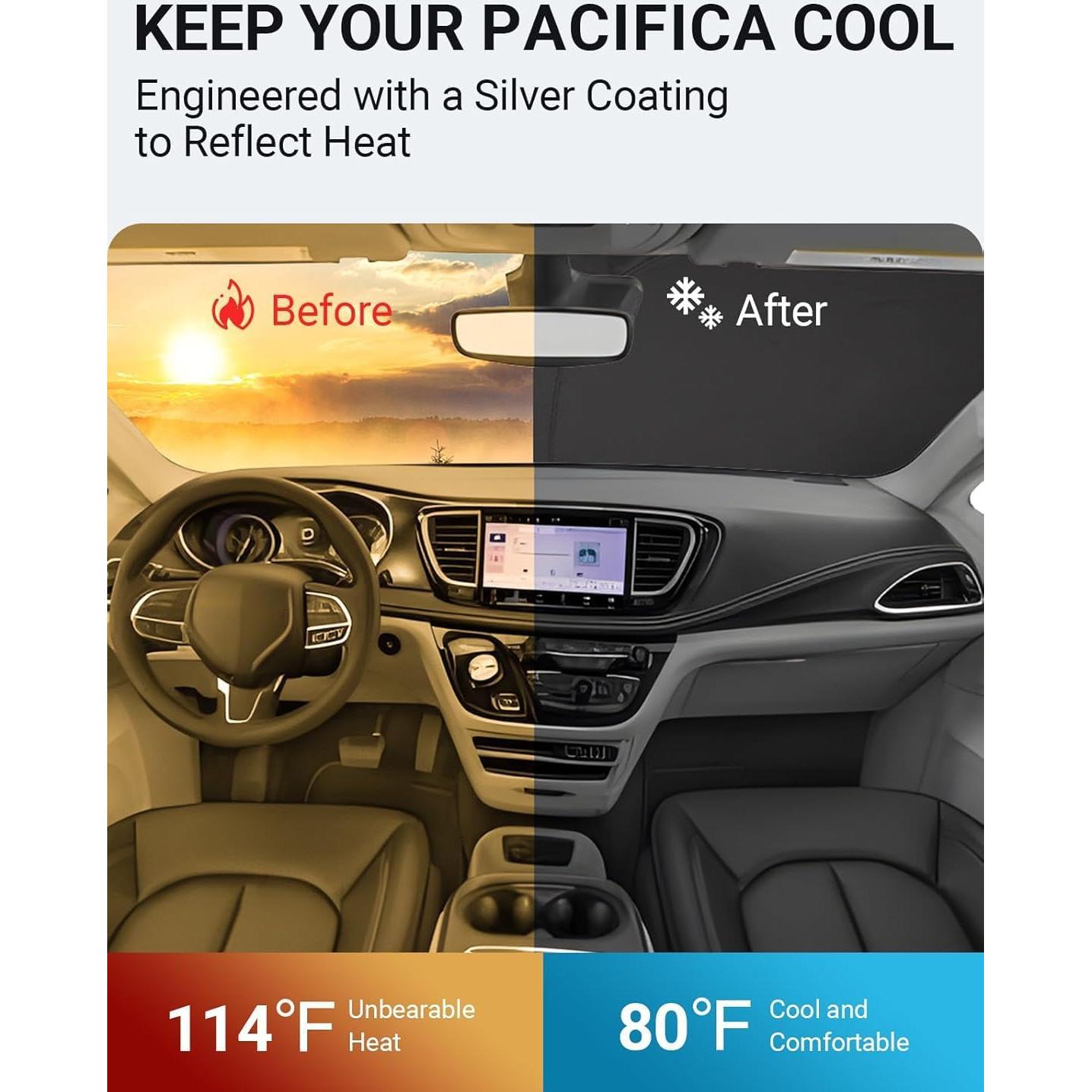 Parasol de Parabrisas Proadsy para Chrysler Pacifica 2017-2025