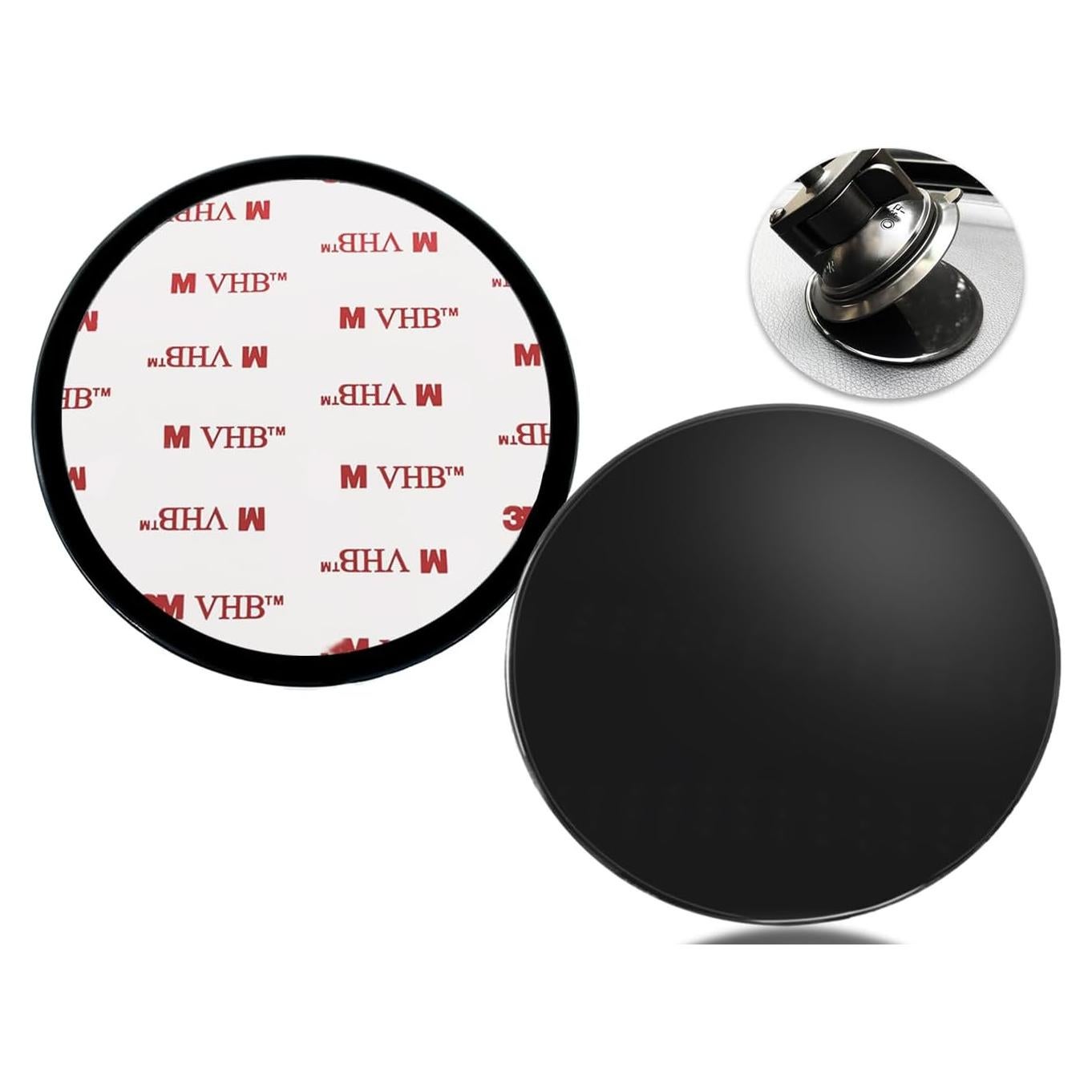 Disco de Montaje Adhesivo 80mm AYWFEY para Soporte de Coche