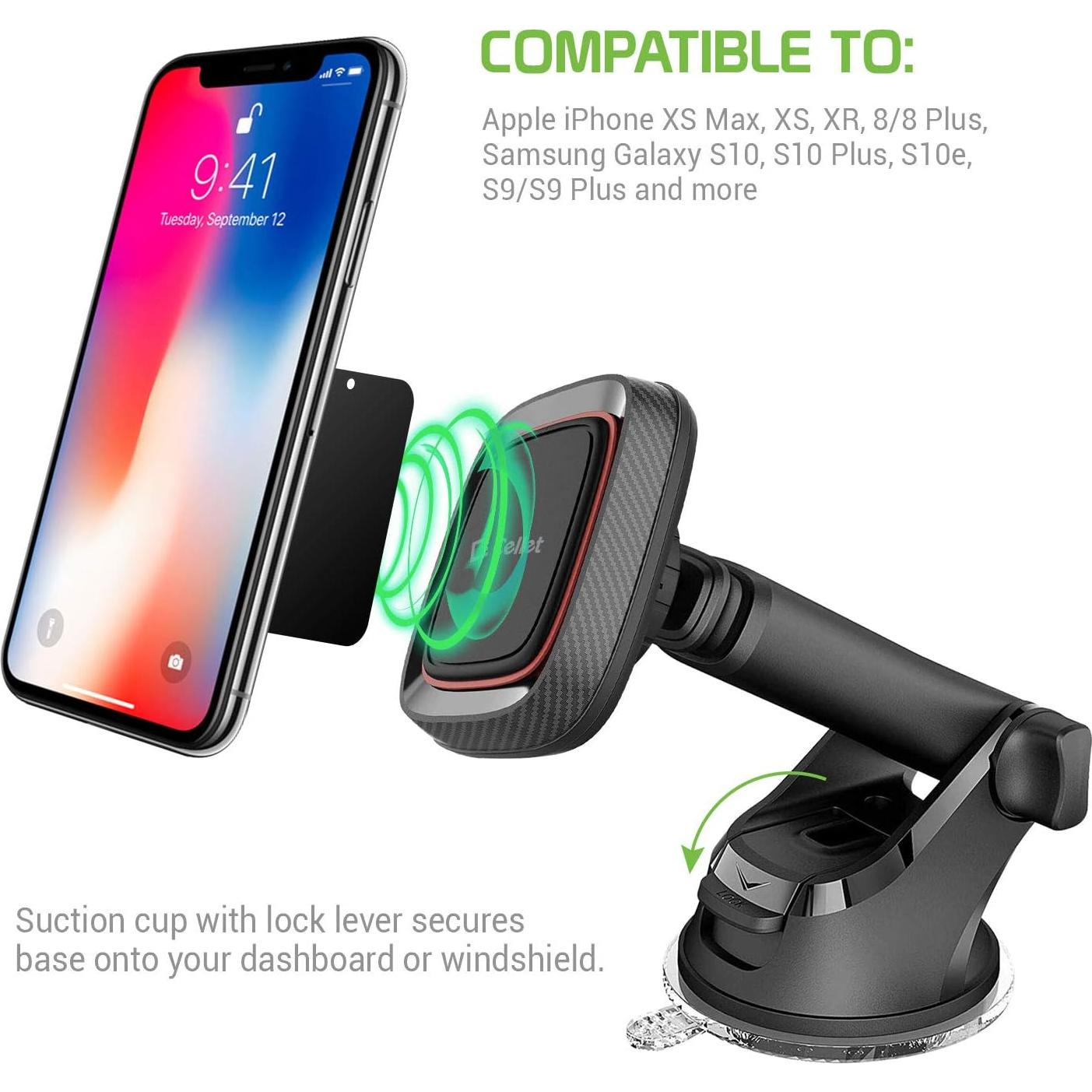 Soporte Magnético Universal RUIX para Smartphone 10-25 cm