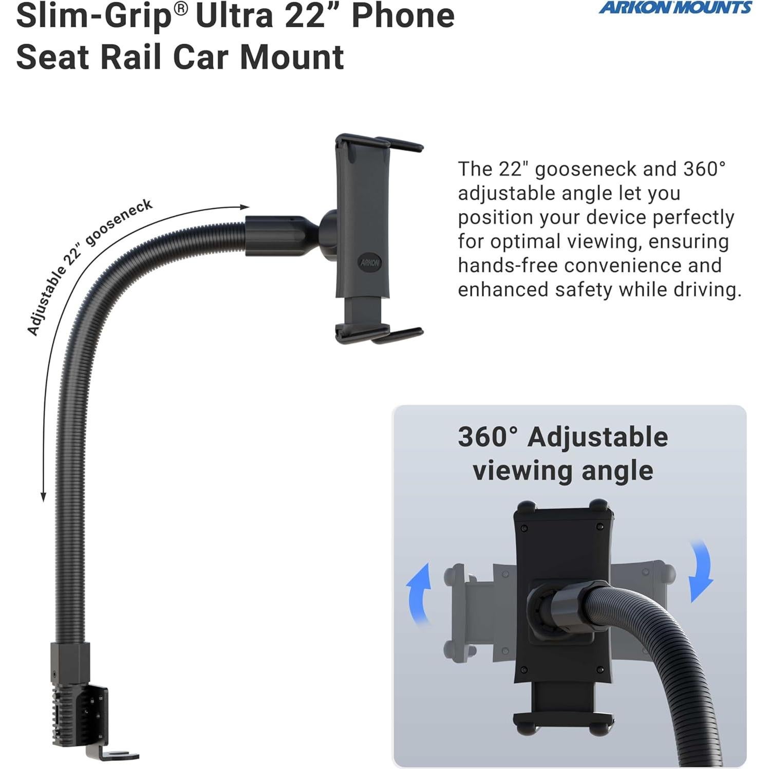Soporte para Teléfono/Tableta ARKON SM688L22 Ajustable 55.88 cm