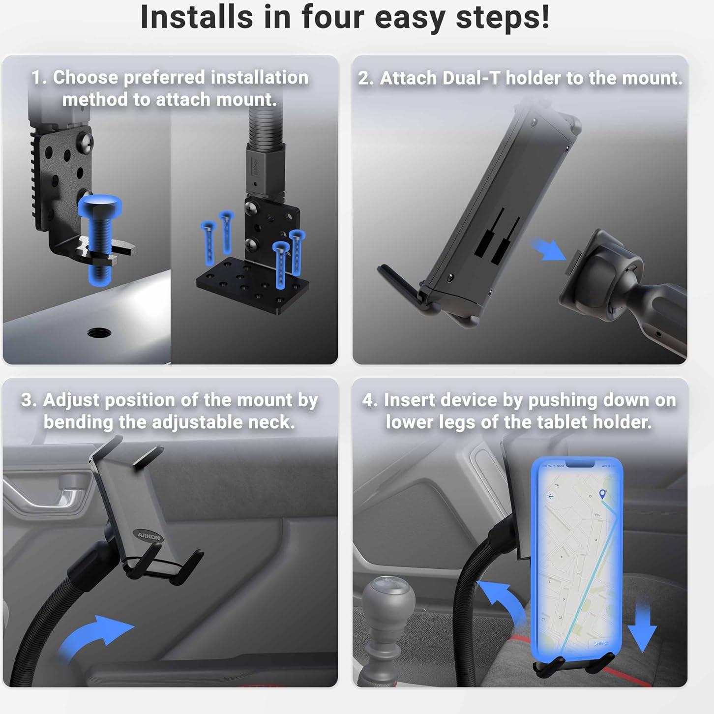 Soporte para Teléfono/Tableta ARKON SM688L22 Ajustable 55.88 cm