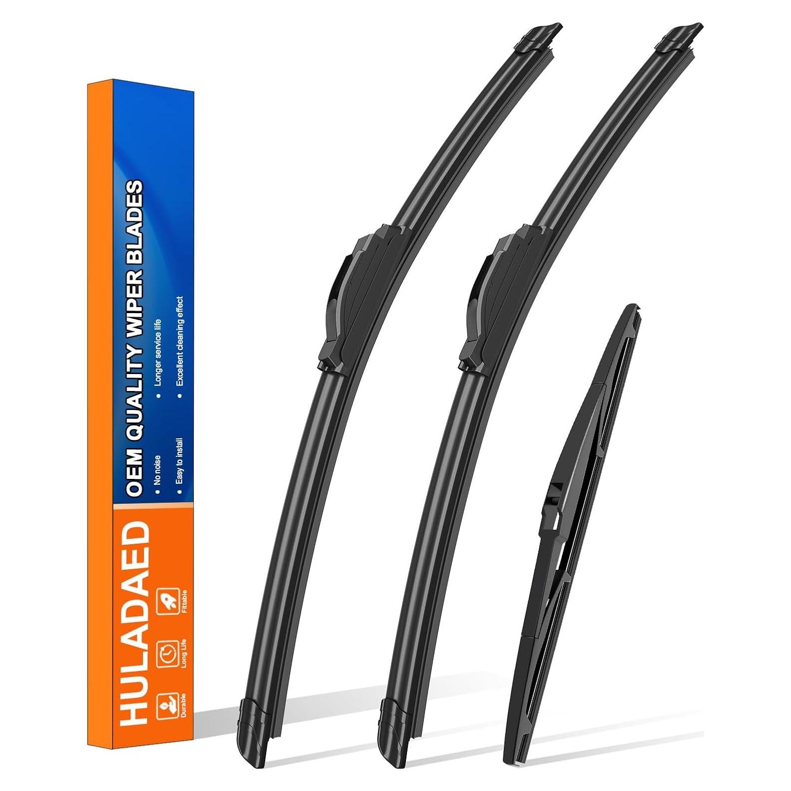 Limpiaparabrisas HULADAED 15" Delanteros + 13" Trasero Jeep Wrangler