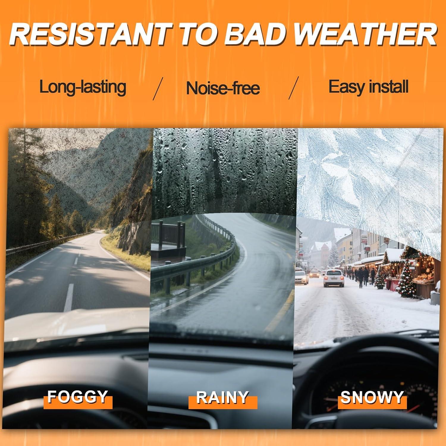 Limpiaparabrisas HULADAED 15" Delanteros + 13" Trasero Jeep Wrangler