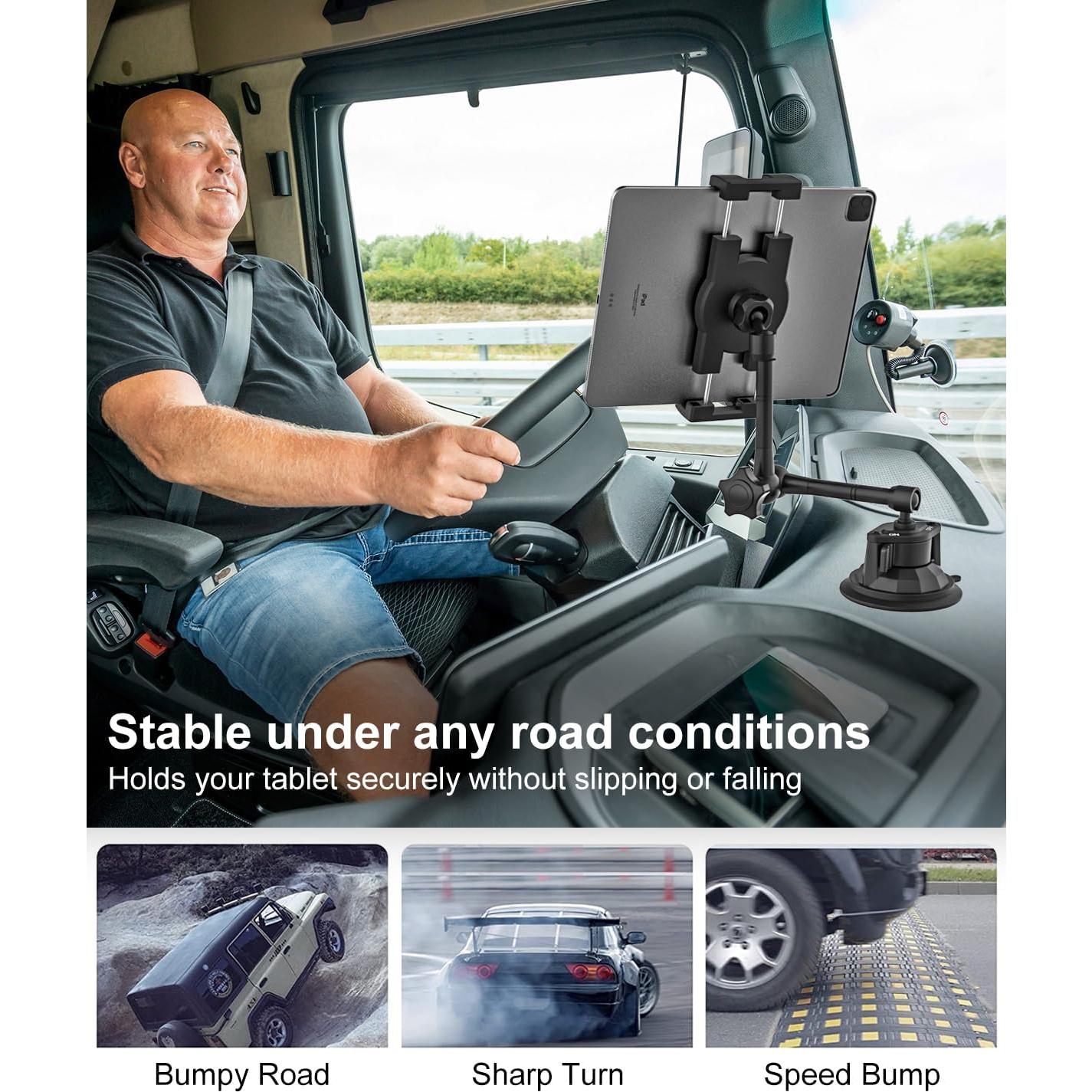 Soporte para Tableta GDZN con Ventosa Fuerte y Brazo Flexible