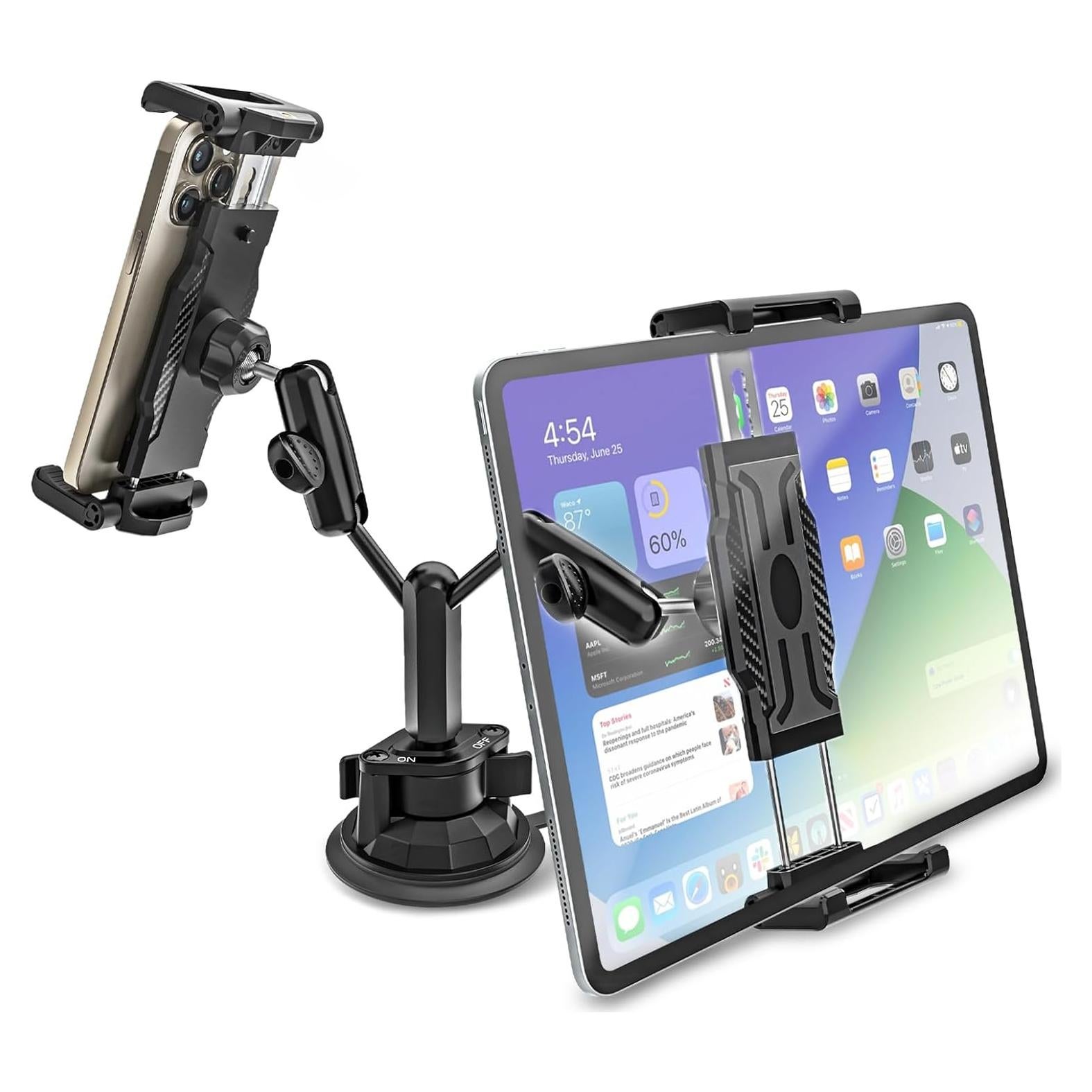 Soporte Doble para Tabletas Kolasels - Brazo de Metal 5.5-15.6"