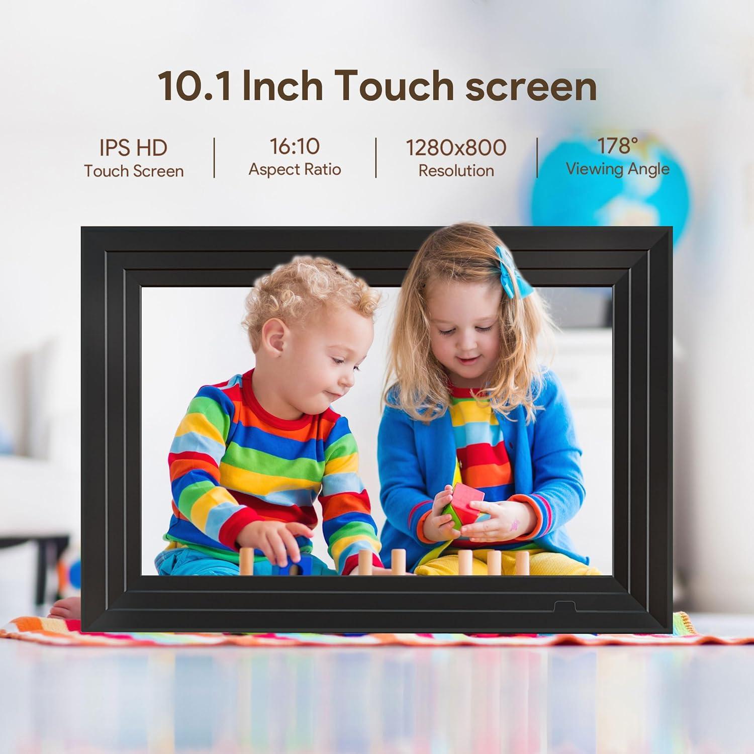 Marco de Fotos Digital Uhale 10.1" WiFi Pantalla Táctil HD