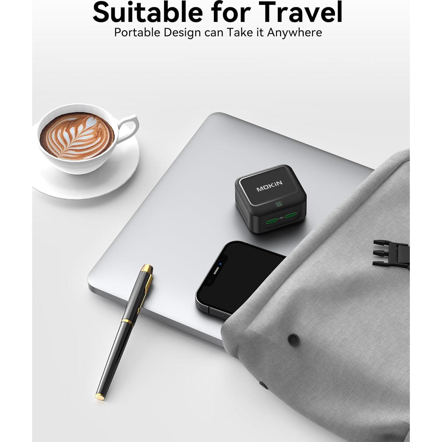 Cargador USB C 40W MOKiN Doble Puerto Carga Rápida