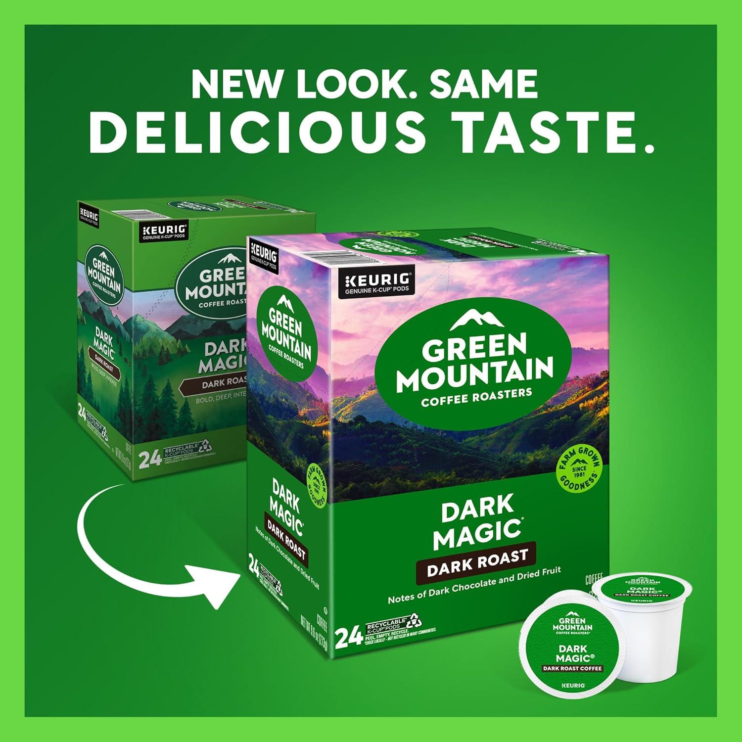 Cafés K-Cup Magia Oscura Verde Montaña 96 Unidades Tueste Oscuro