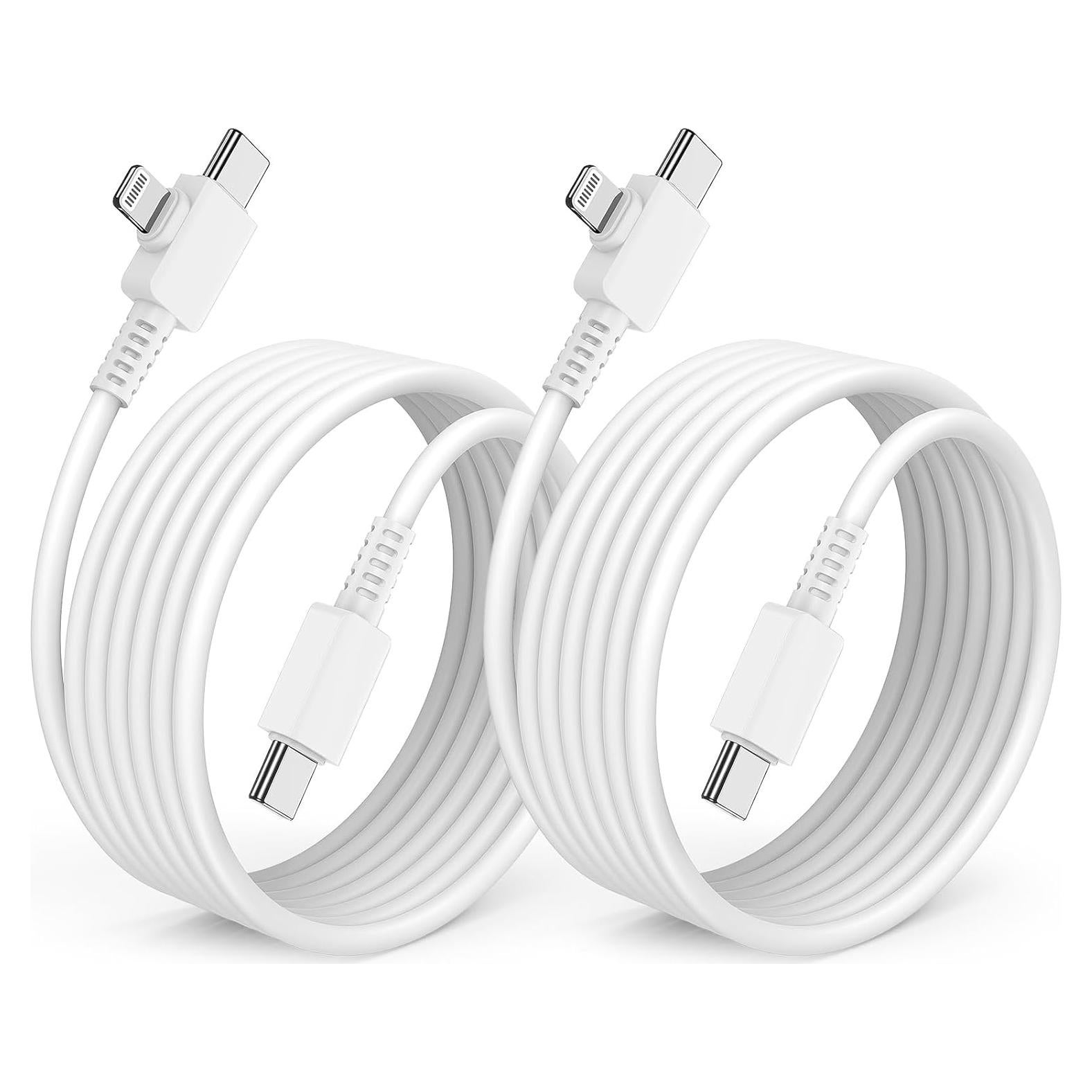 Cable de Carga Rápida 2 en 1 Cerdeti 3m USB C a Lightning
