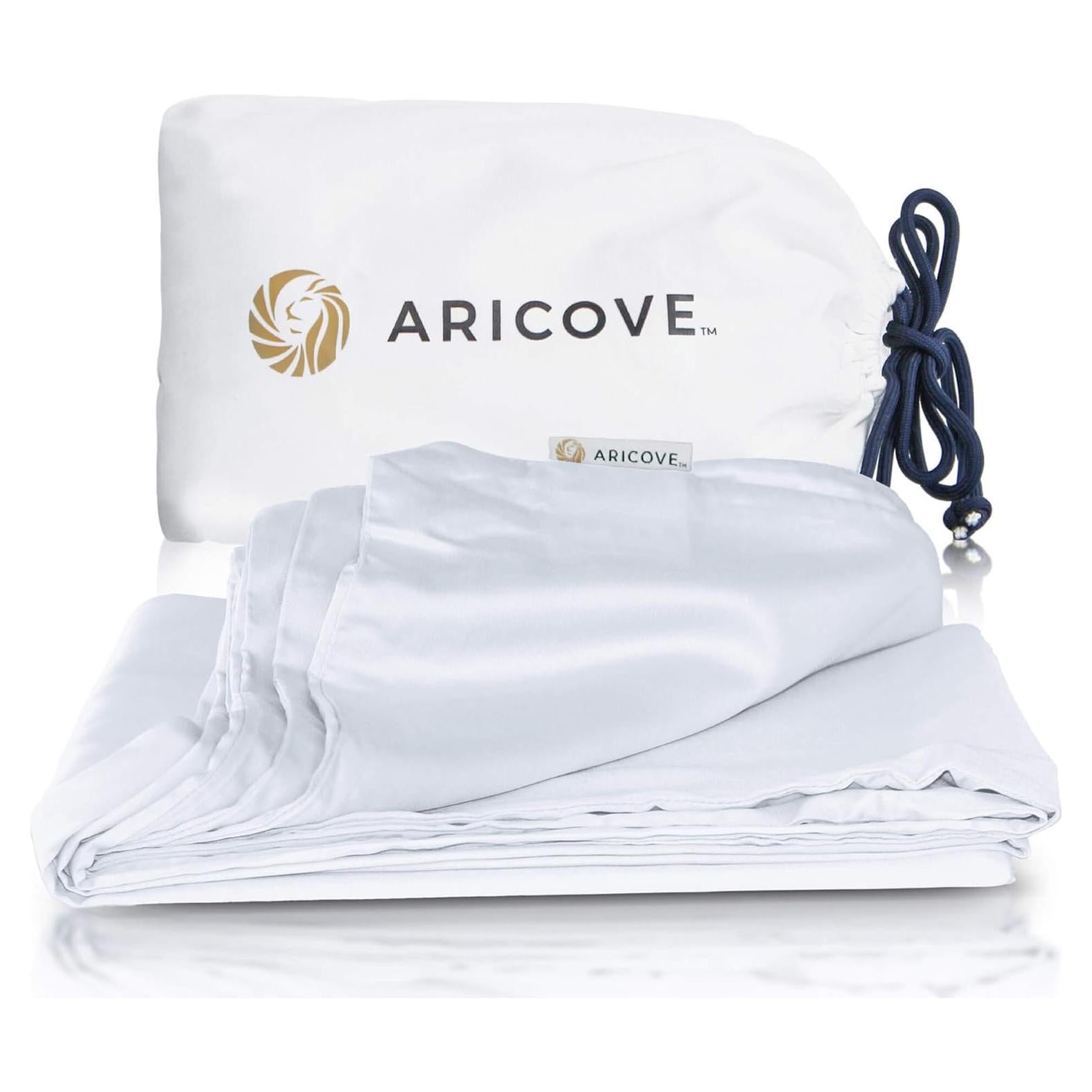 Funda de Manta con Peso Aricove 121.9x182.9 cm Blanco