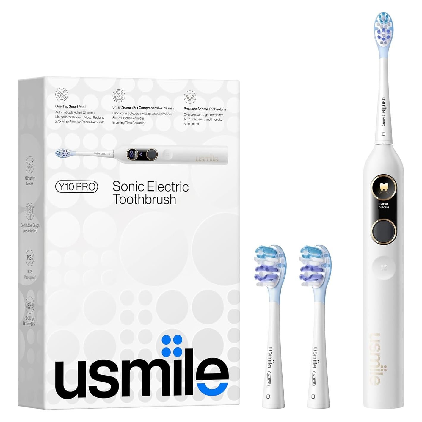 Cepillo de Dientes Eléctrico Usmile Y10 PRO con Pantalla Inteligente