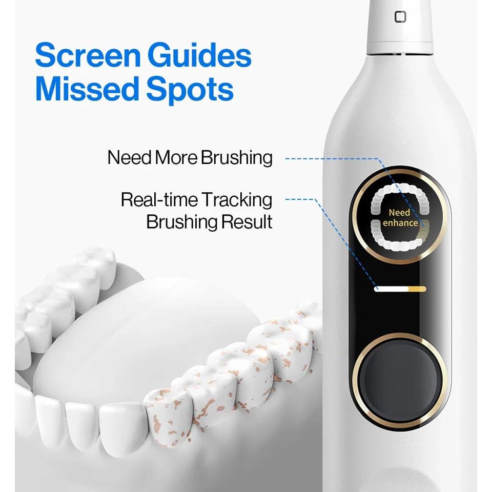 Cepillo de Dientes Eléctrico Usmile Y10 PRO con Pantalla Inteligente
