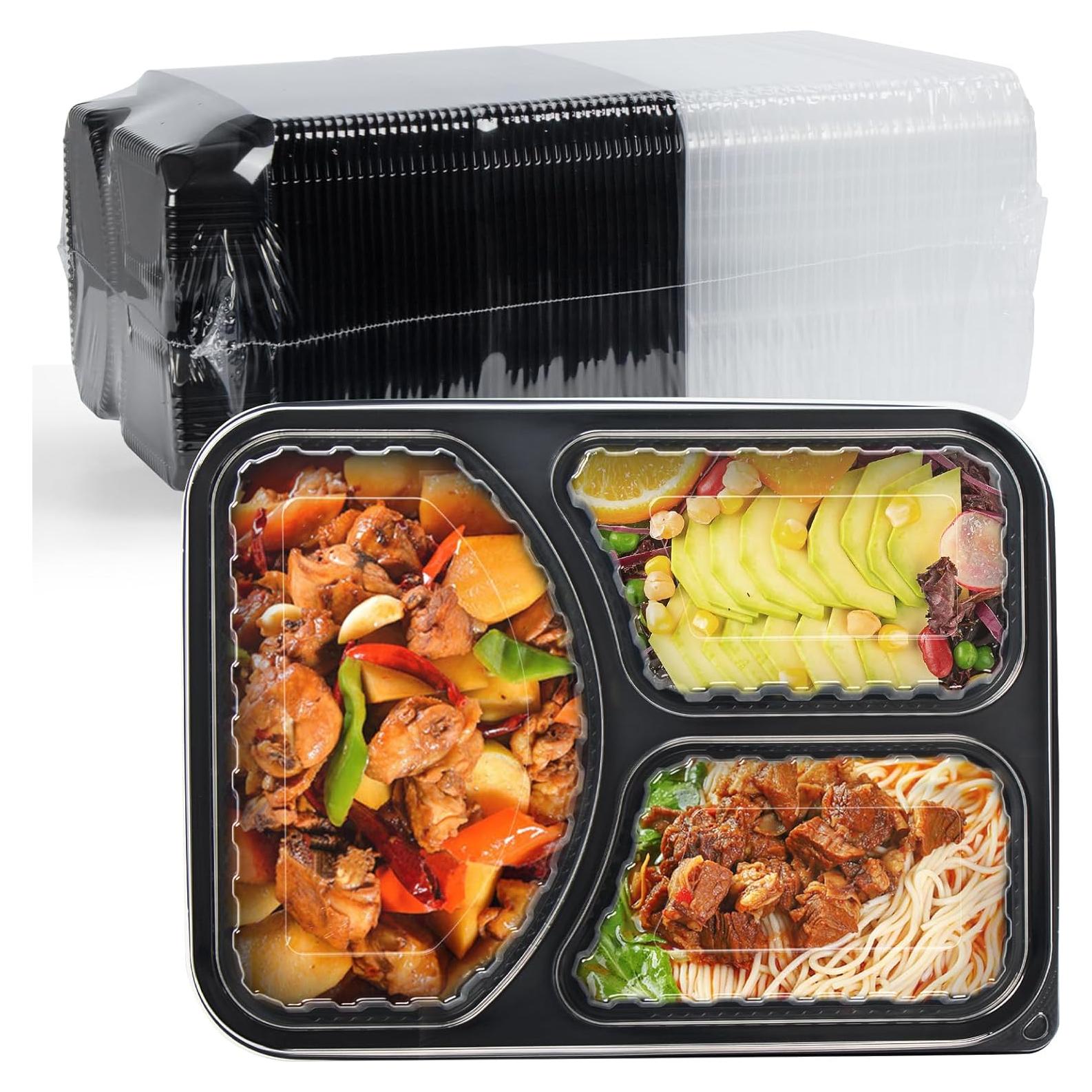 Contenedores de Comida Reutilizables EKOSAVOR 38 oz - 40 Pack