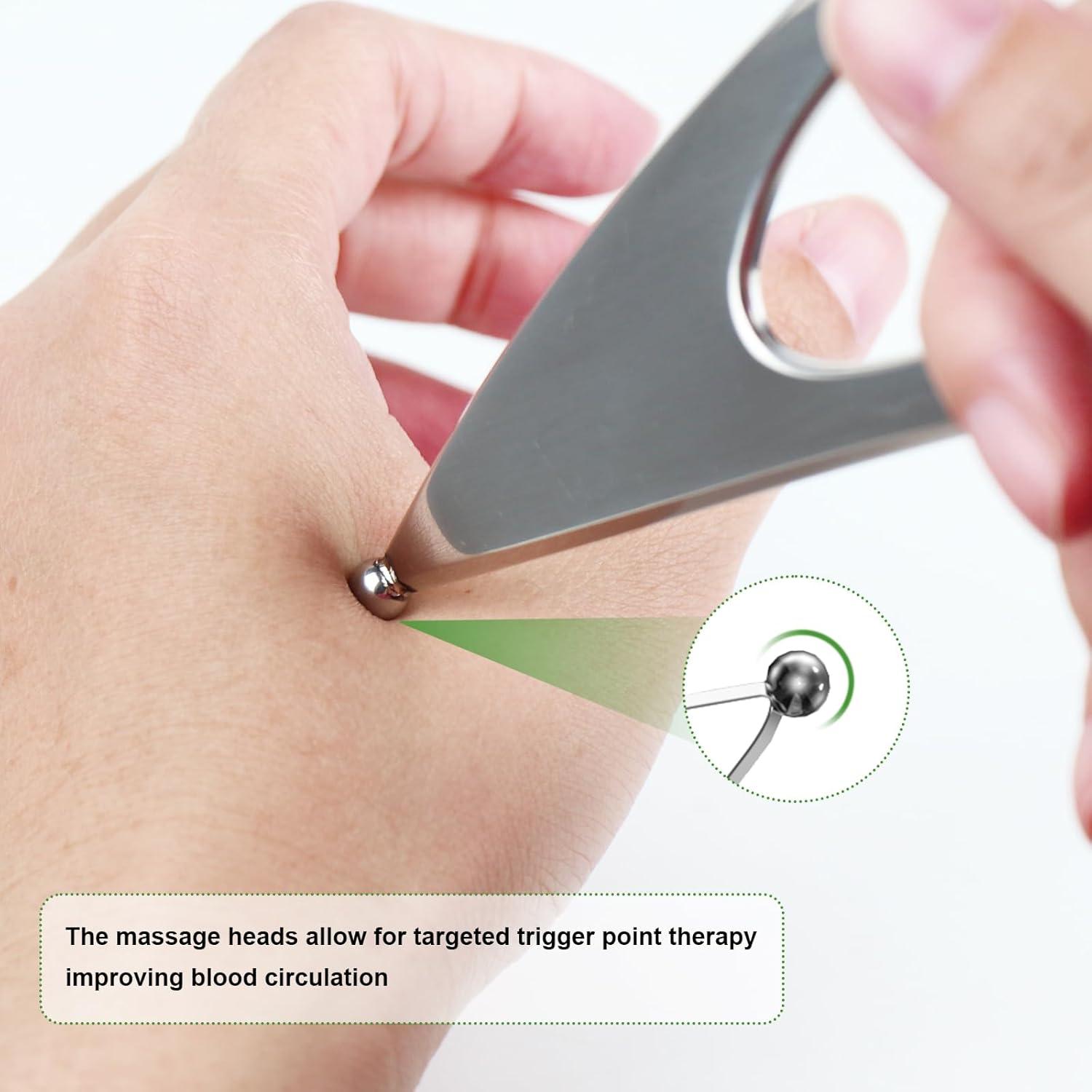 Herramienta de Masaje de Acero Inoxidable HAZUU JSGS - Forma de Pájaro