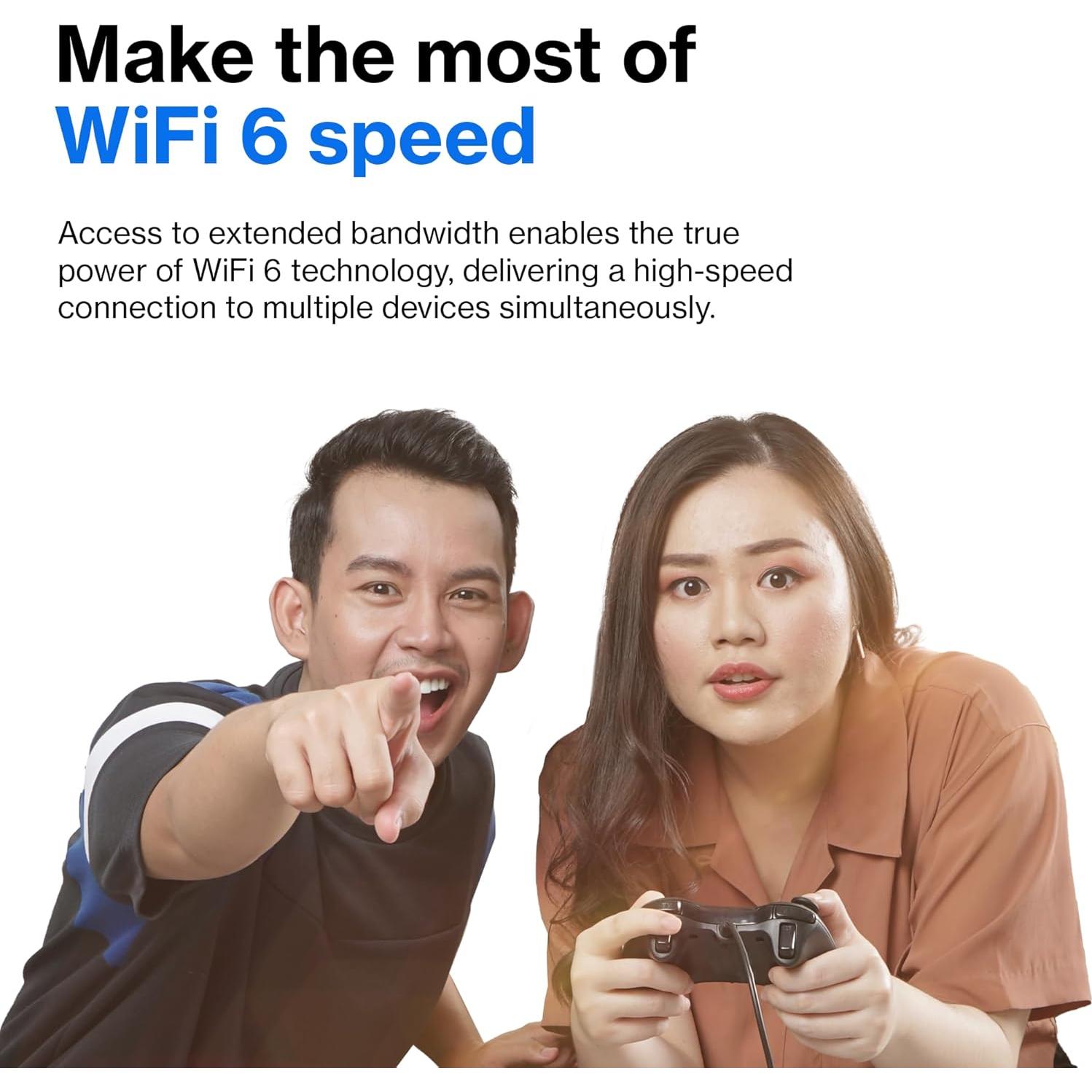 Enrutador Mesh WiFi 6 Linksys MR20EC Doble Banda 3.0 Gbps