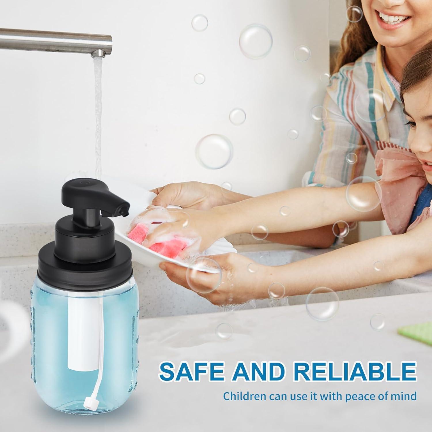 Dispensador de Jabón Espumoso Automático Gistome 354ml Vidrio