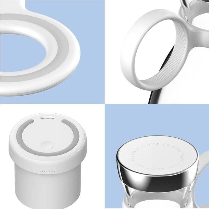 Mezclador Portátil Ciro Republic 350ml Carga Inalámbrica Blanco