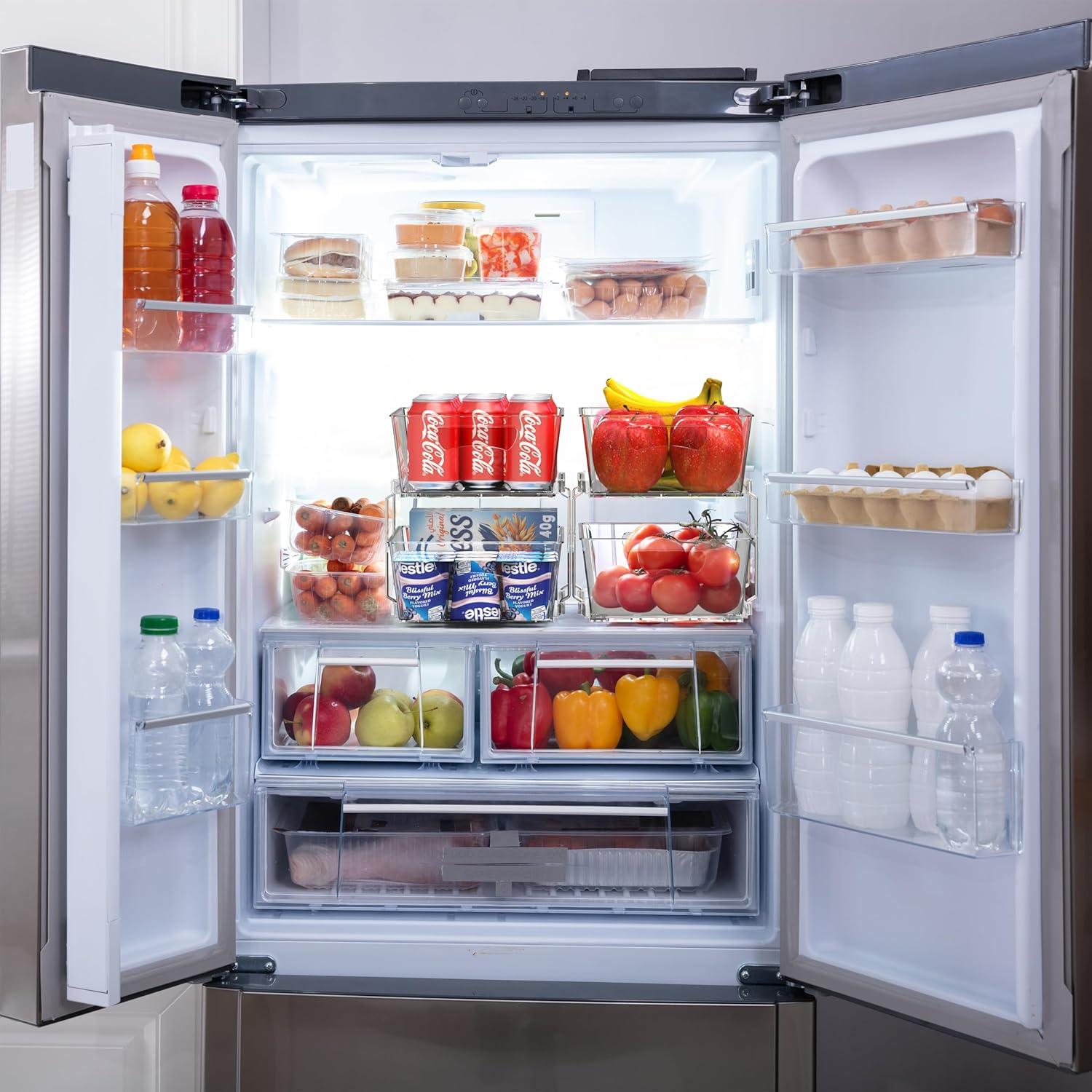 Organizador de Cajón 2 Niveles Simple Houseware Transparente