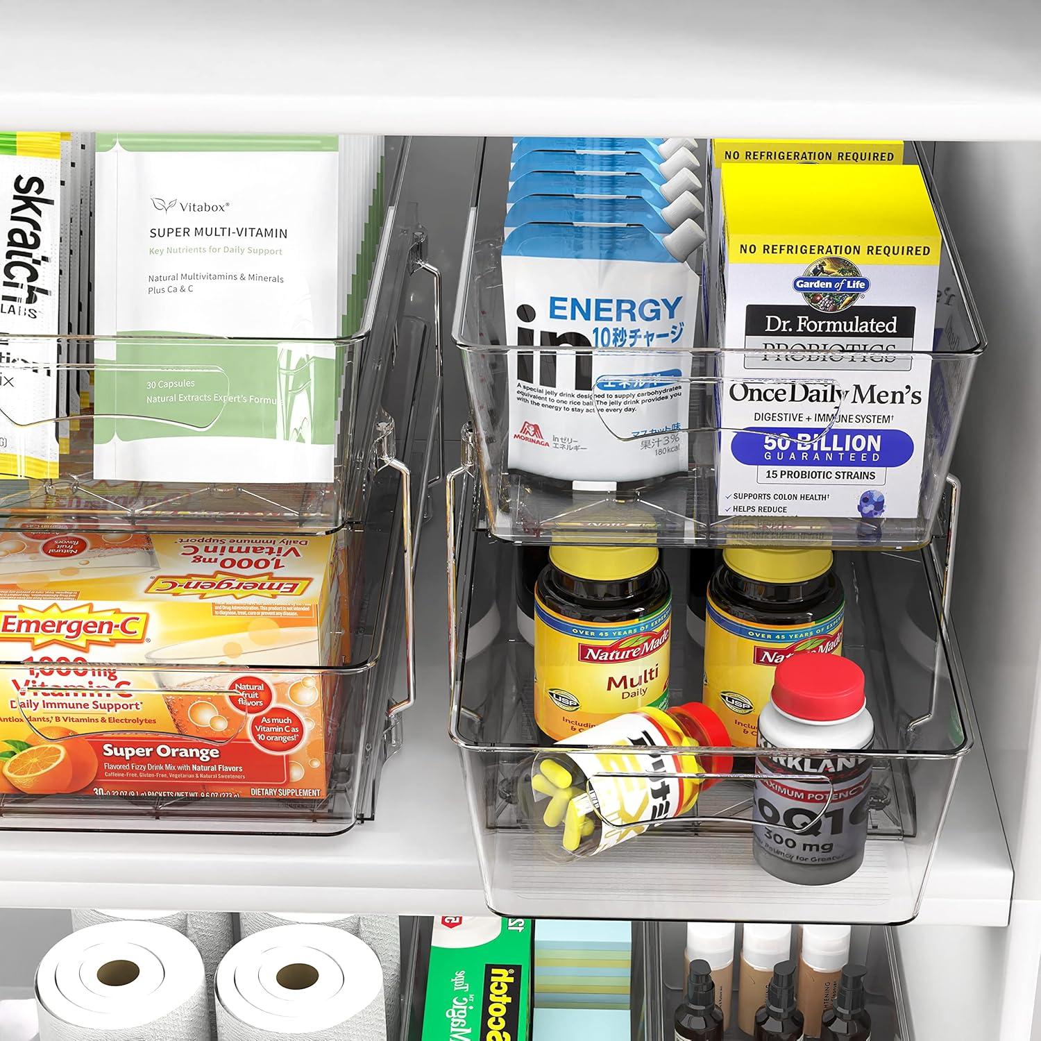 Organizador de Cajón 2 Niveles Simple Houseware Transparente