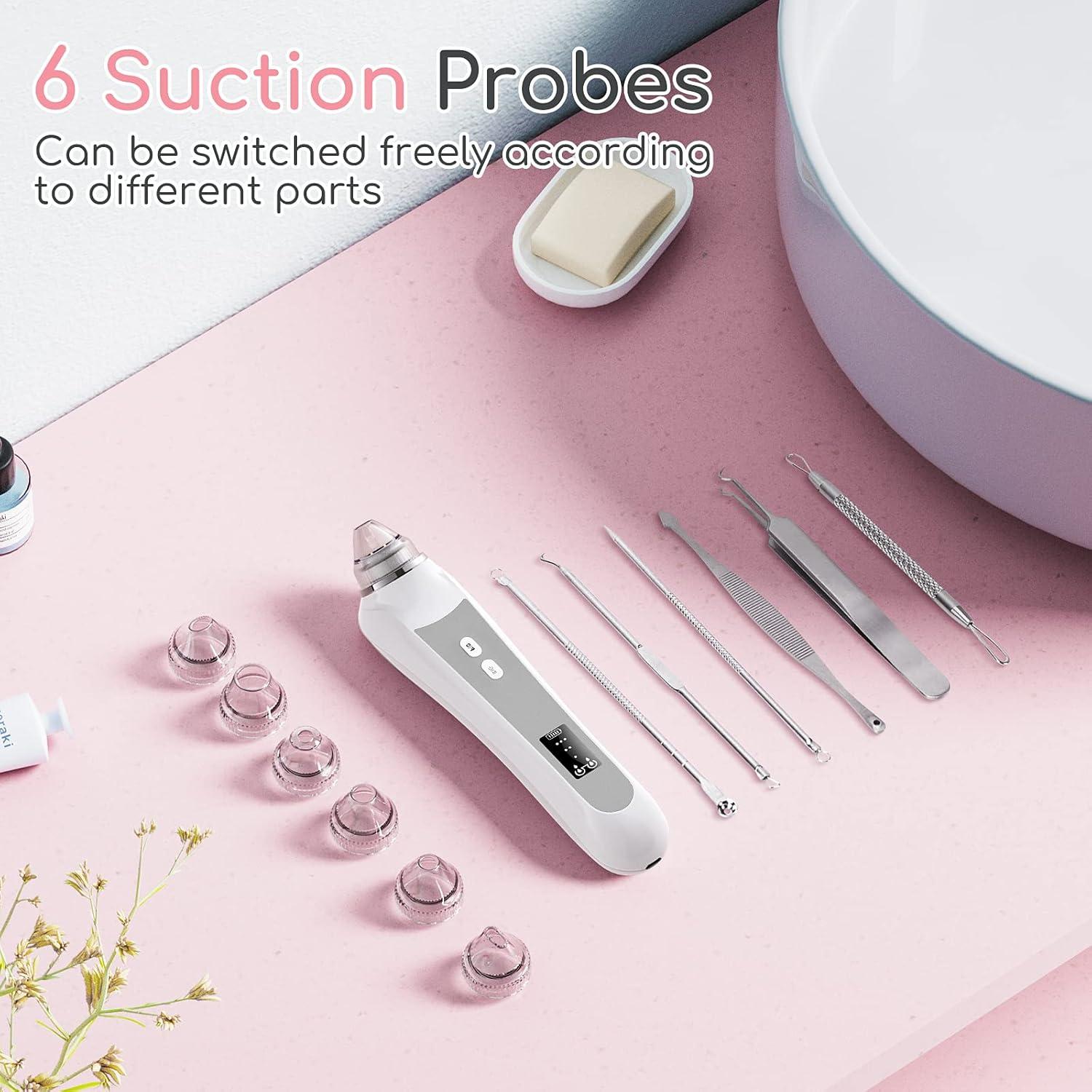 Removedor de Puntos Negros TTozka H200 con Cámara HD y 6 Cabezas