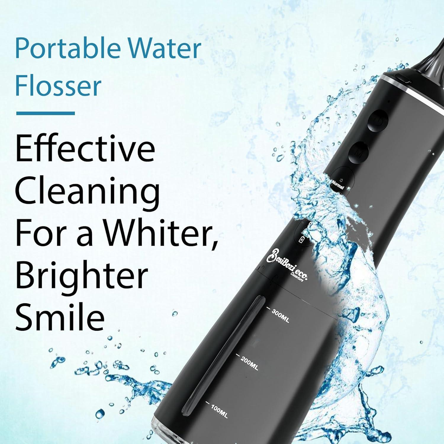 Irrigador Dental BosiBozi Recargable 300ML IPX7 4 Modos