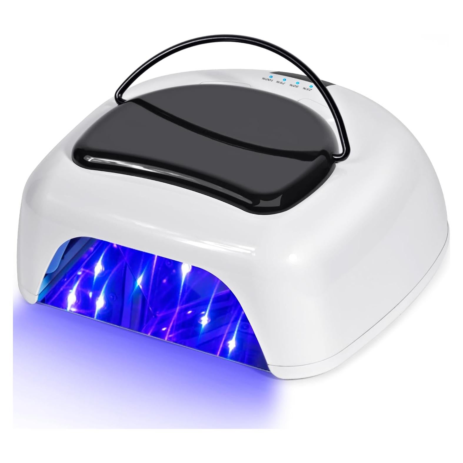 Lámpara de Uñas UV LED 96W Ludysic Inalámbrica Portátil