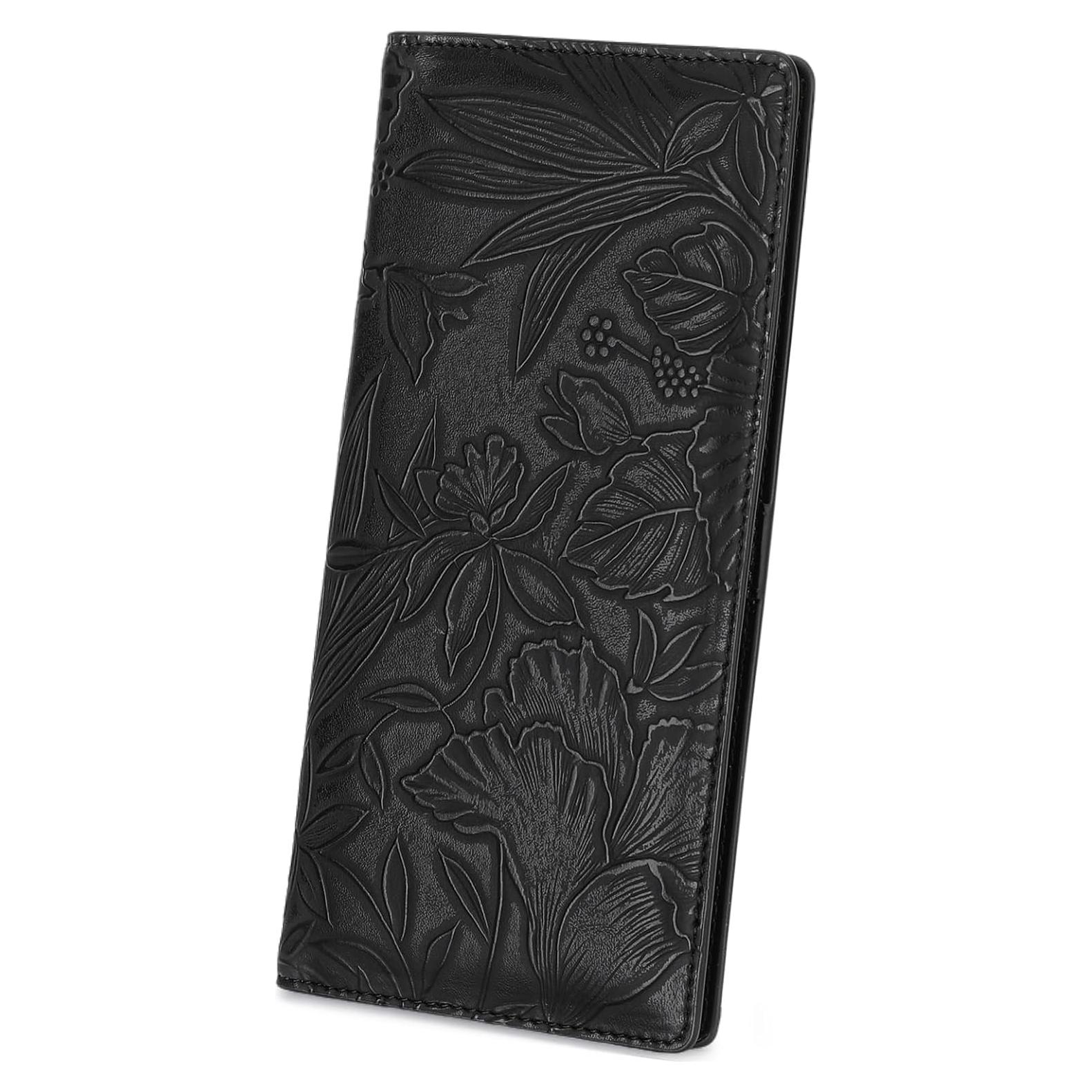 Billetera Falan Mule Ultra Slim Bifold Cuero RFID Negra