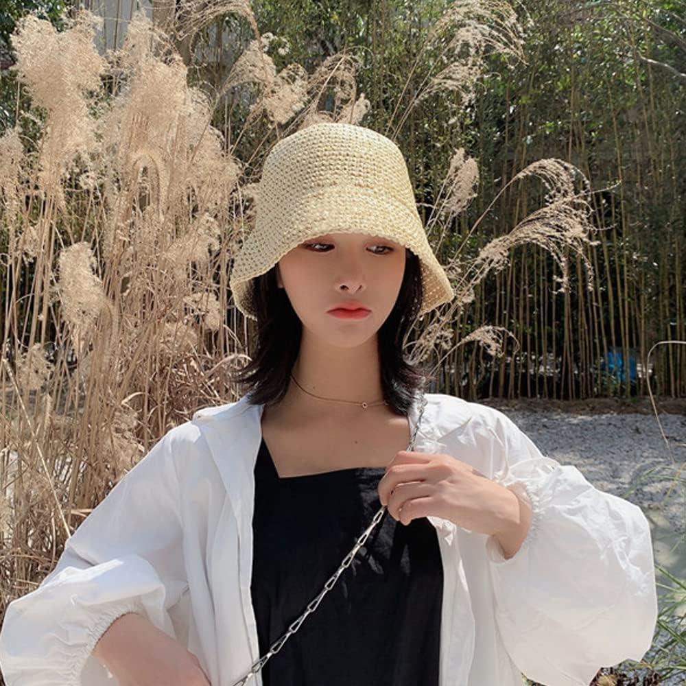 Sombrero de Sol Plegable para Mujeres - Protección UV - Beige